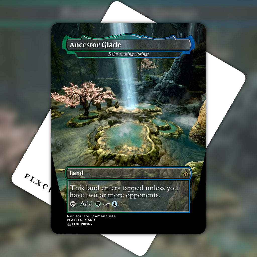Rejuvenating Springs MTG Proxy Ancestor Glade