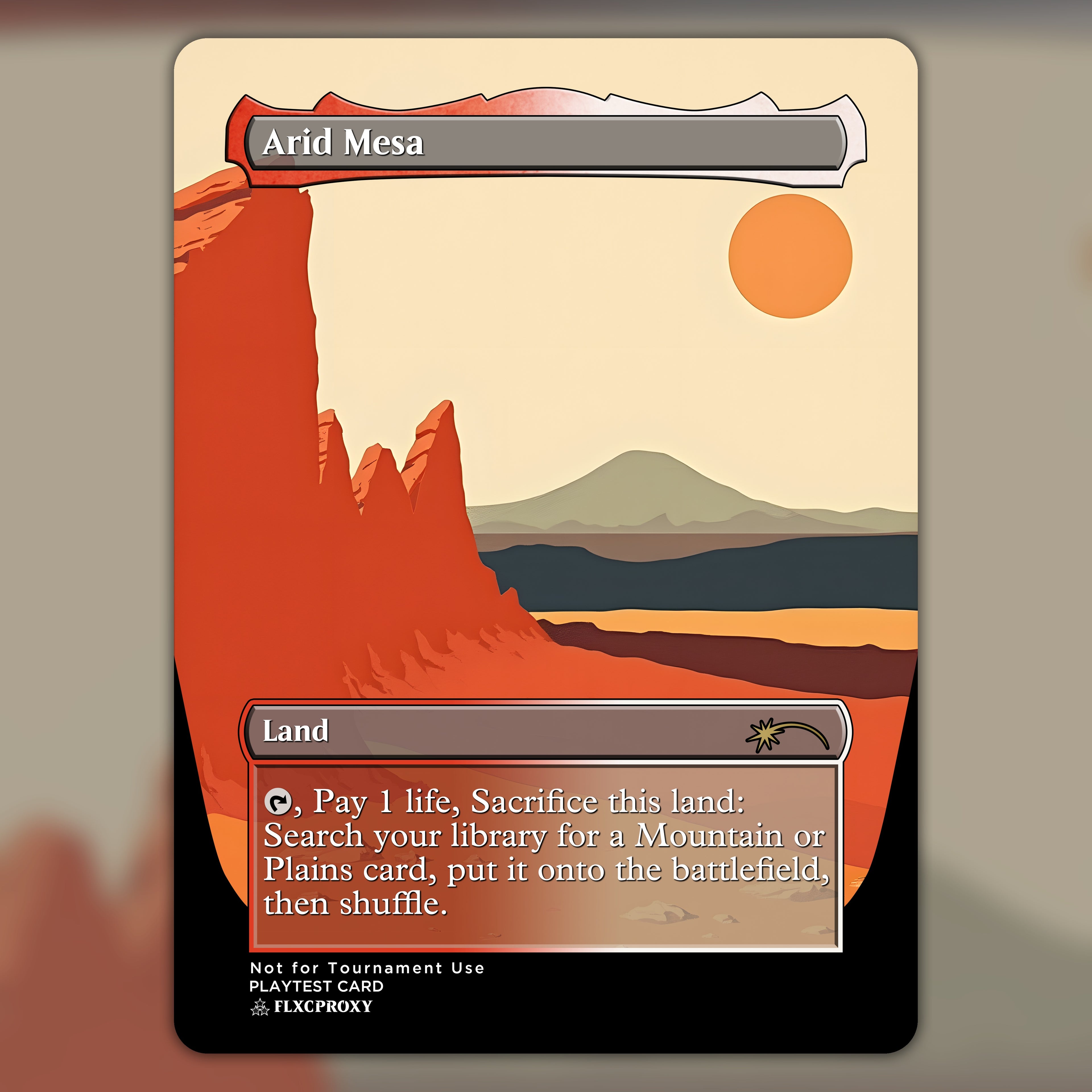 Arid Mesa MTG Proxy Ukiyo-e