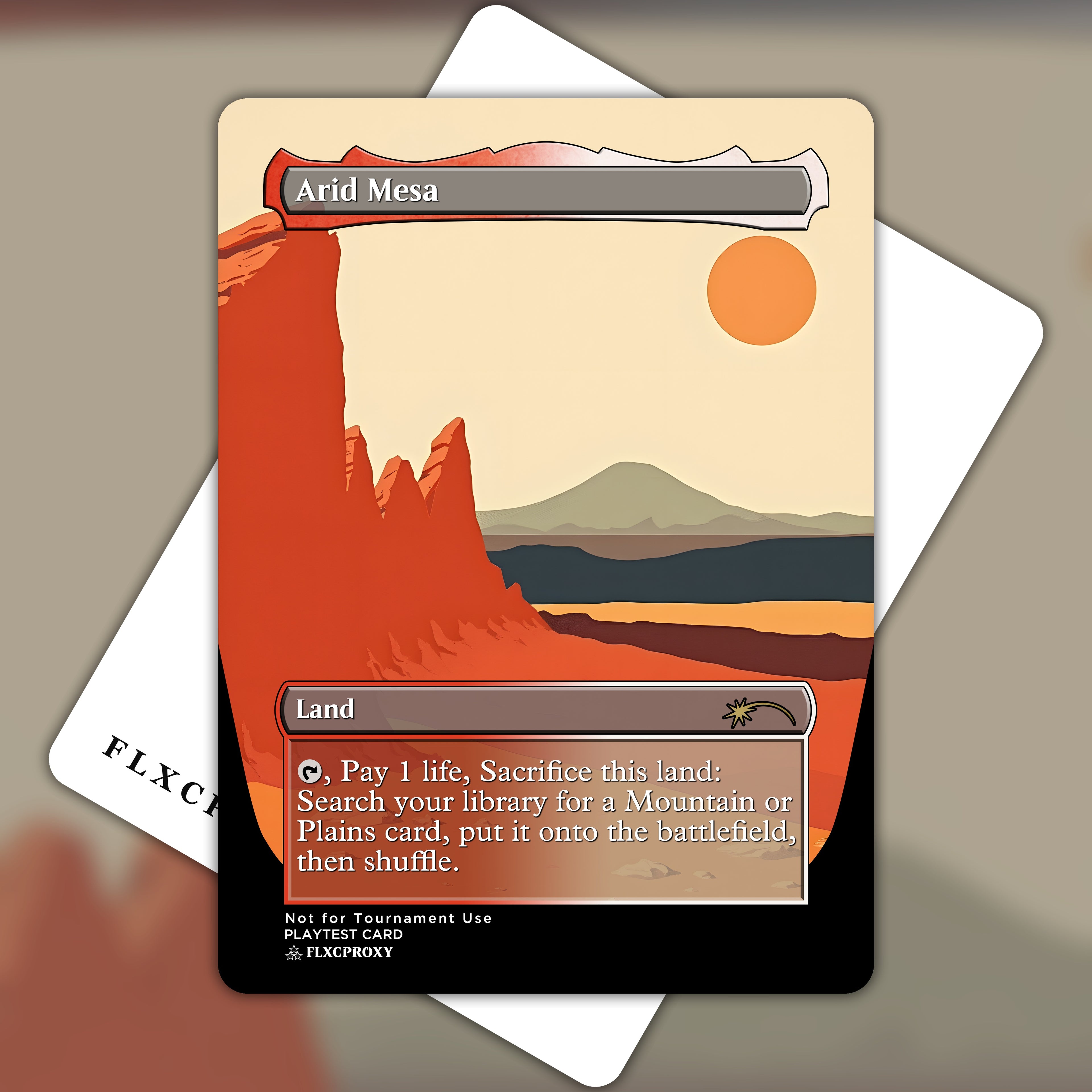 Arid Mesa MTG Proxy Ukiyo-e