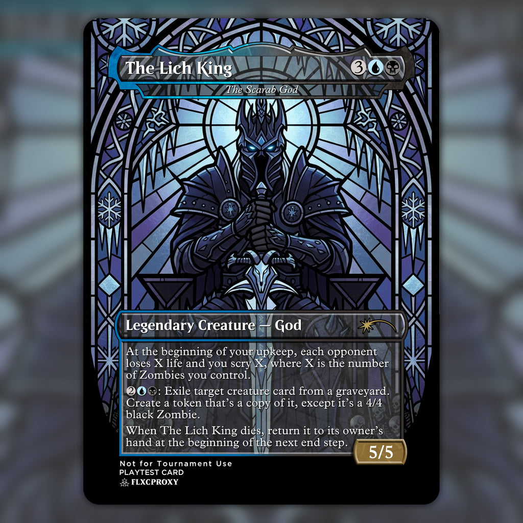 Arthas, the Lich King MTG Proxy Blizzard