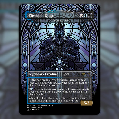 Arthas, the Lich King MTG Proxy Blizzard