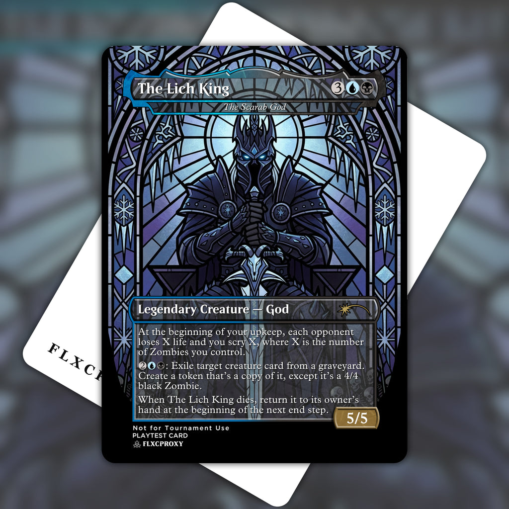 Arthas, the Lich King MTG Proxy Blizzard