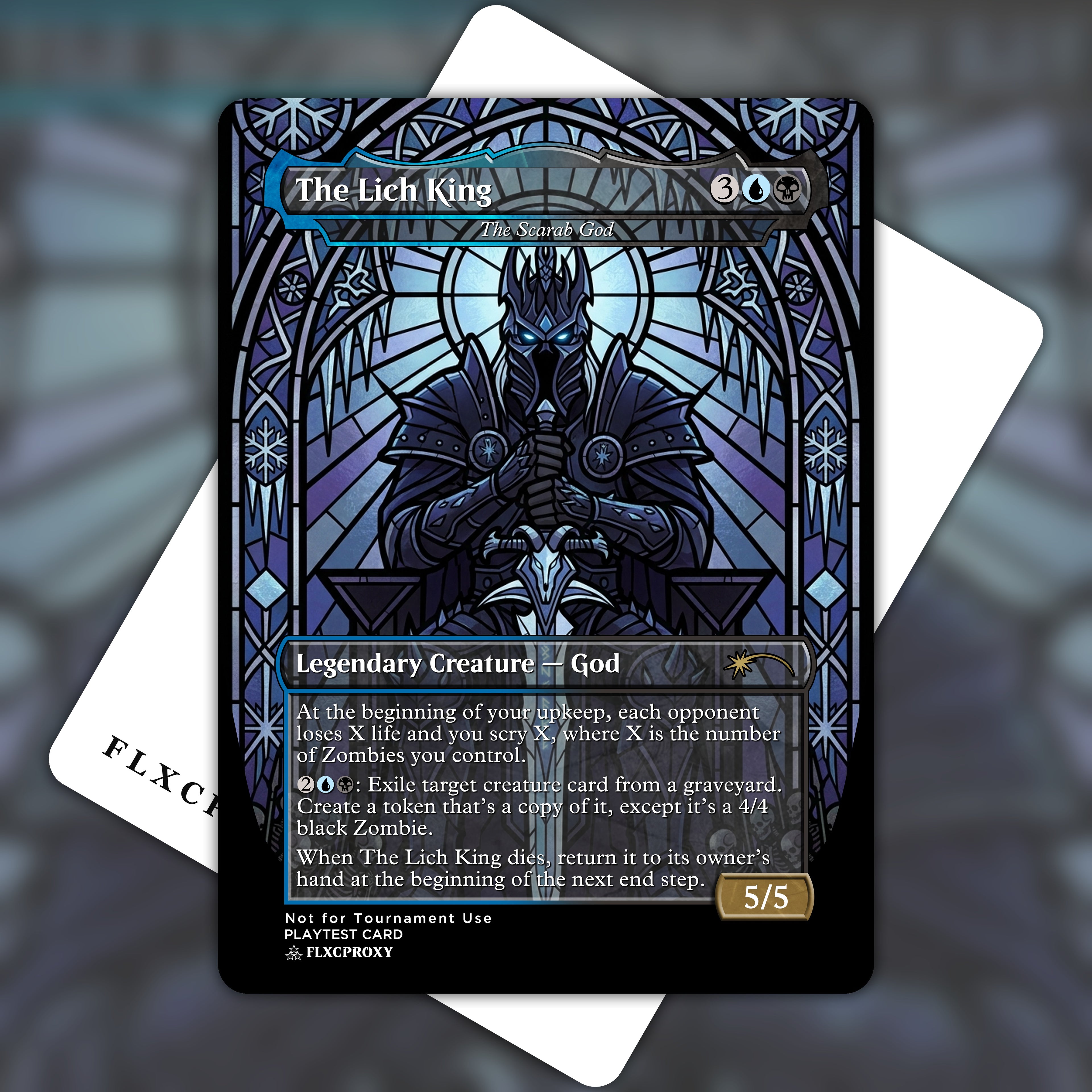 Arthas, the Lich King MTG Proxy Blizzard