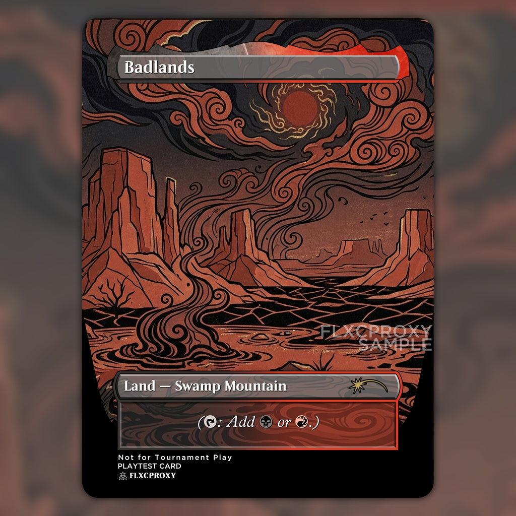 Badlands MTG Proxy Full Art