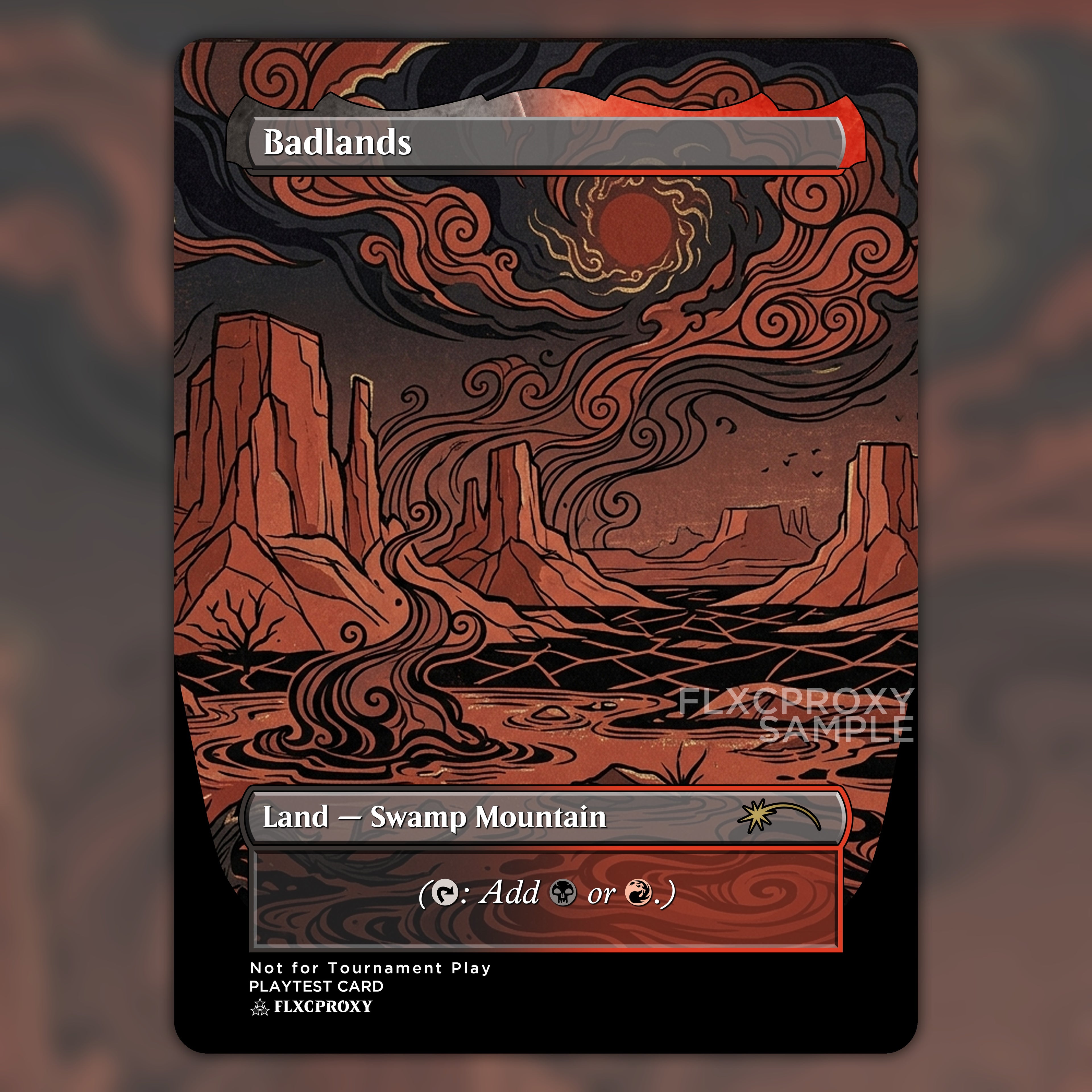Badlands MTG Proxy Full Art
