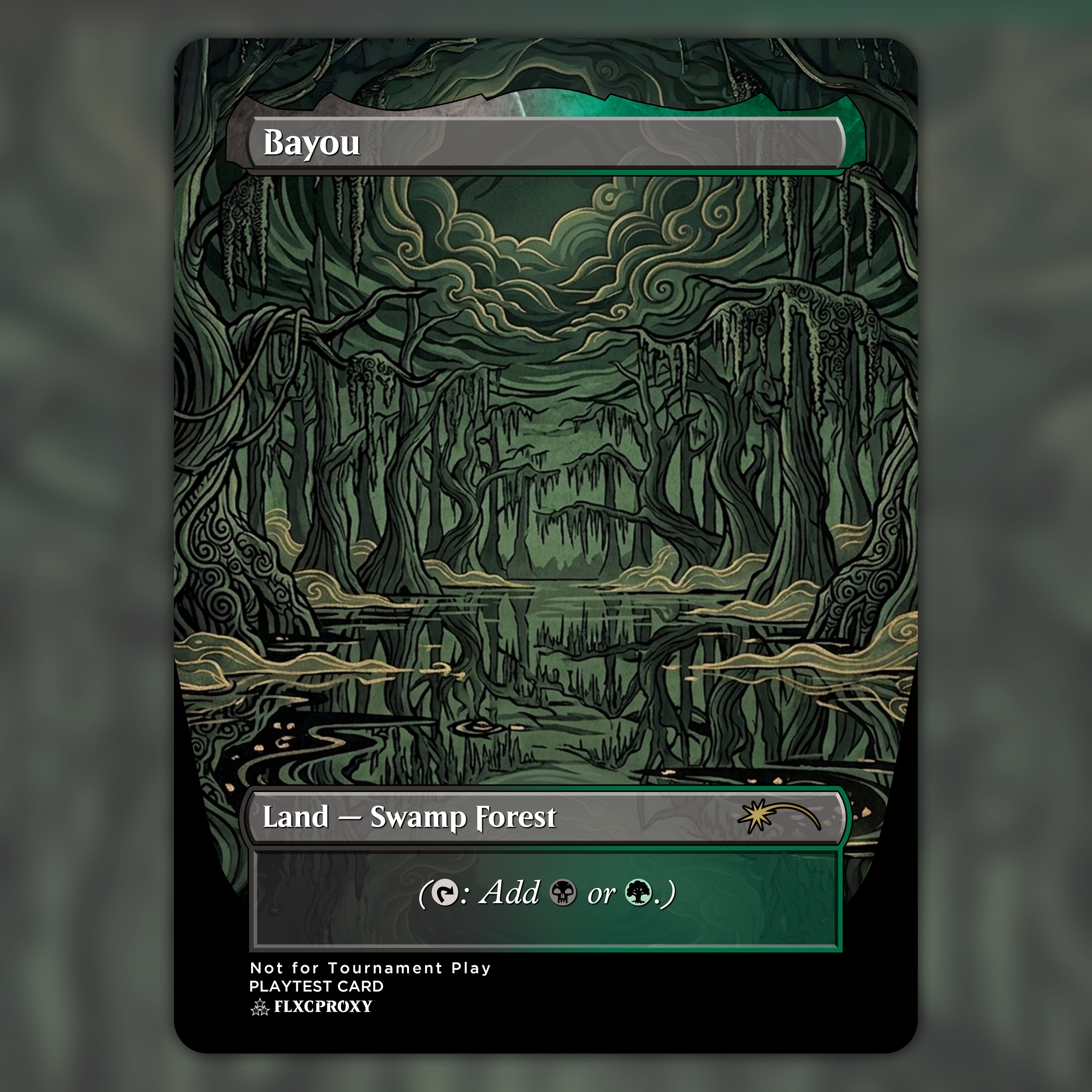 Bayou MTG Proxy Full Art