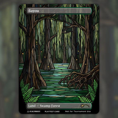 Bayou MTG Proxy Stained Glass
