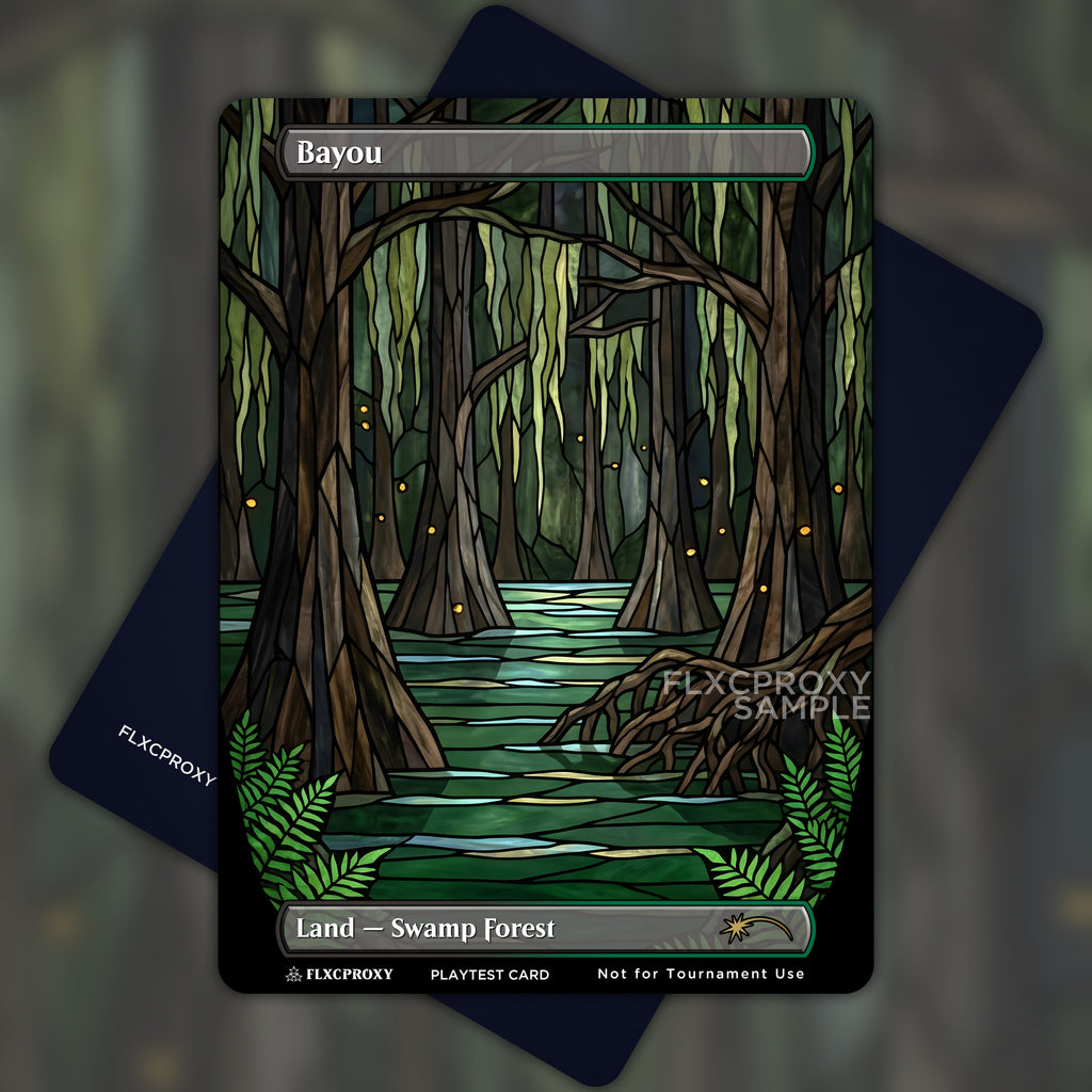 Bayou MTG Proxy Stained Glass