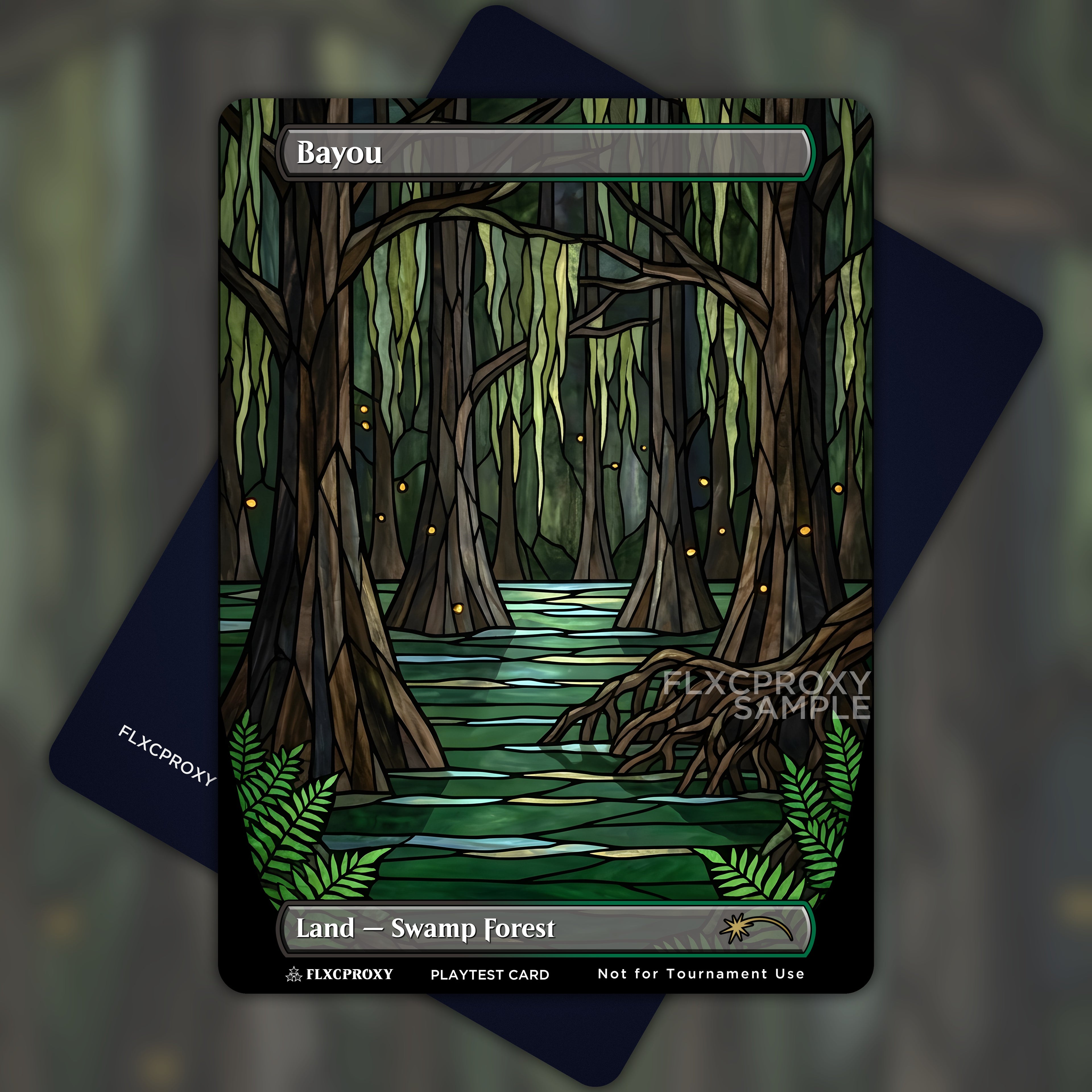 Bayou MTG Proxy Stained Glass