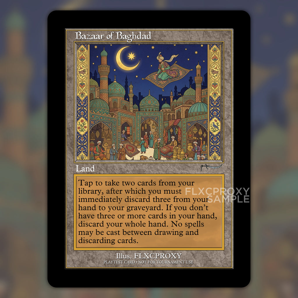 Bazaar of Baghdad MTG Proxy