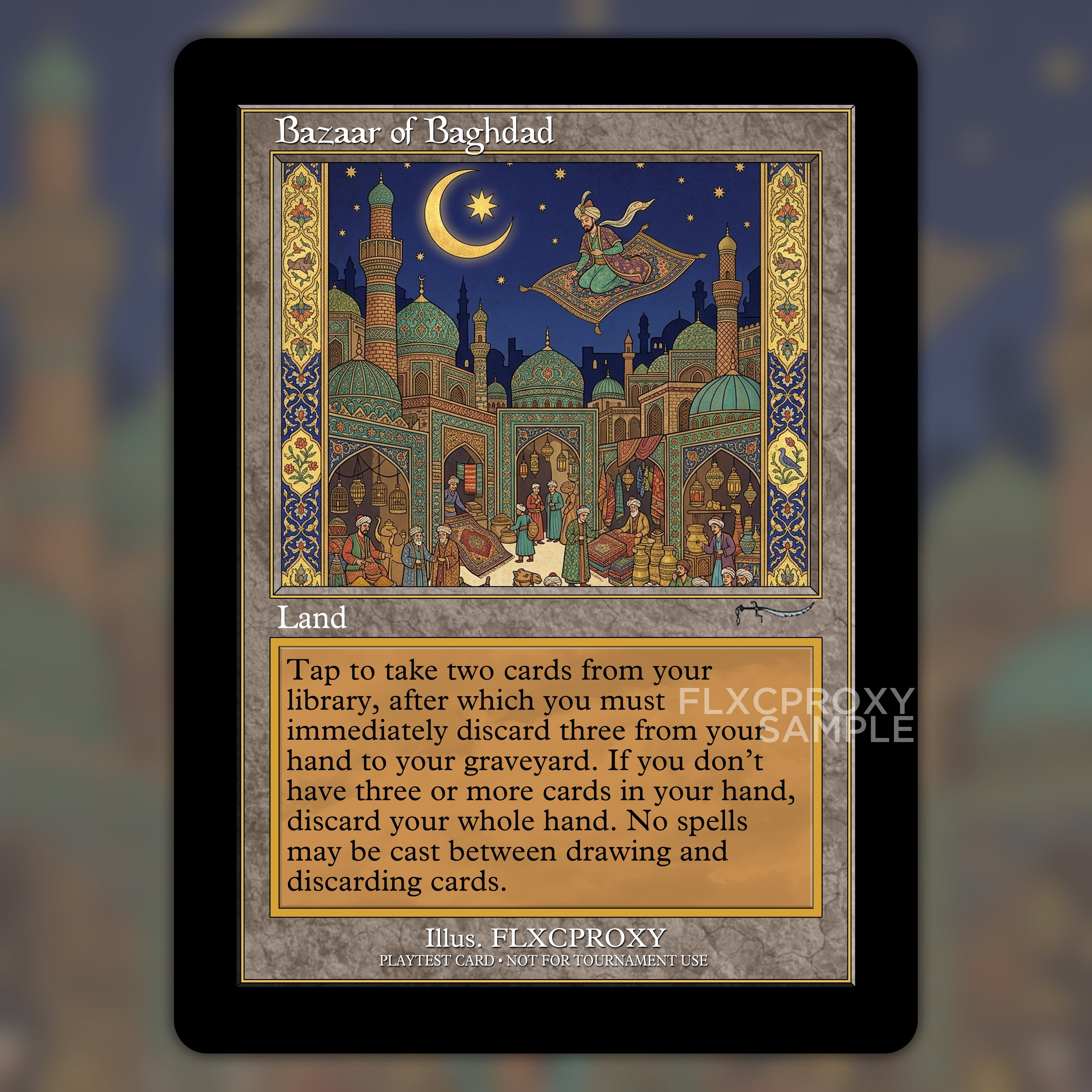 Bazaar of Baghdad MTG Proxy