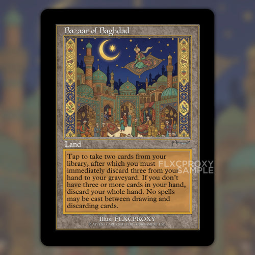 Bazaar of Baghdad MTG Proxy