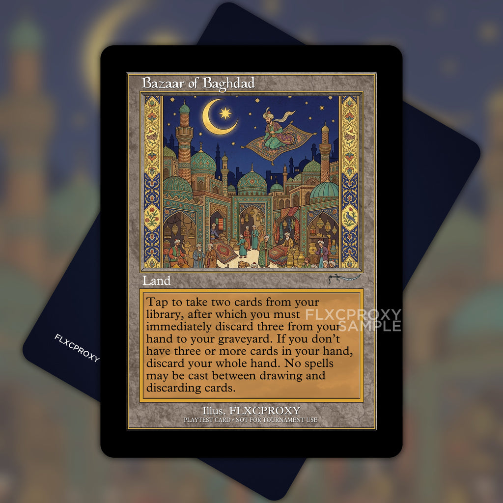 Bazaar of Baghdad MTG Proxy