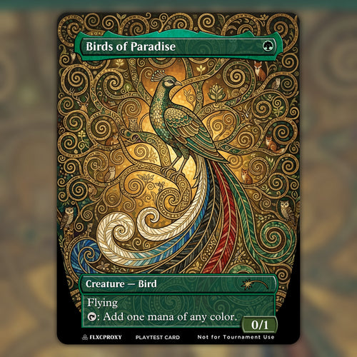 Birds of Paradise MTG Proxy Custom Art