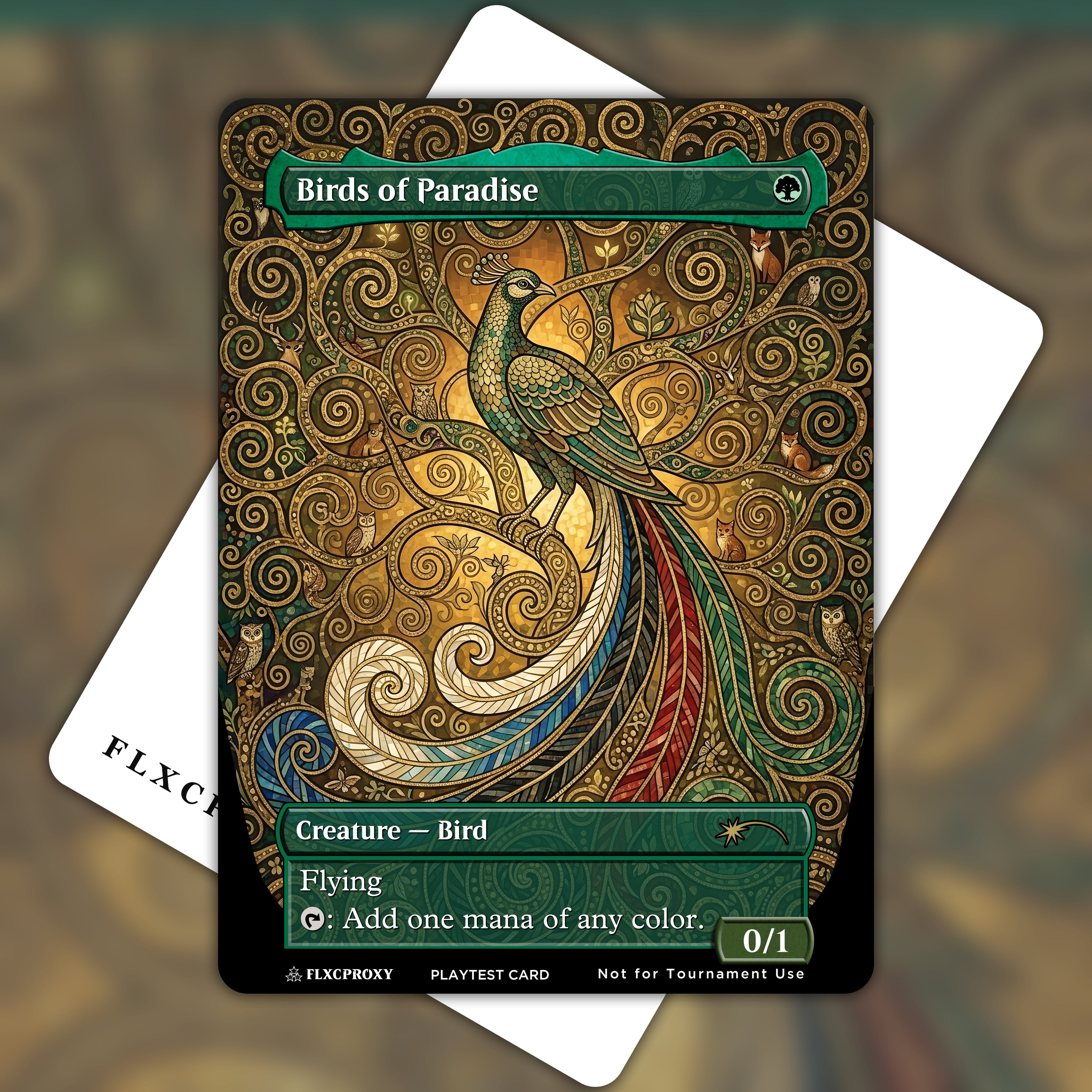 Birds of Paradise MTG Proxy Custom Art