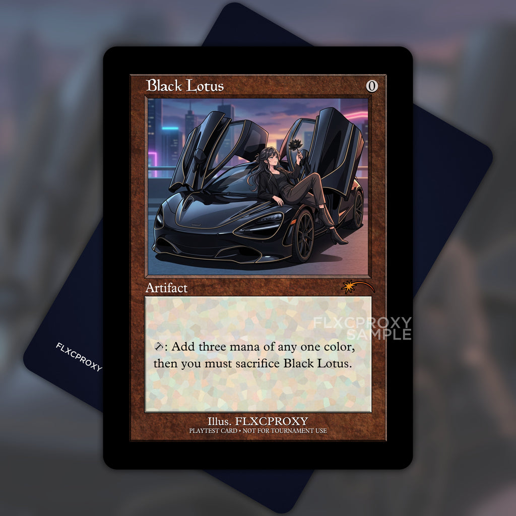 Black Lotus MTG Proxy Anime