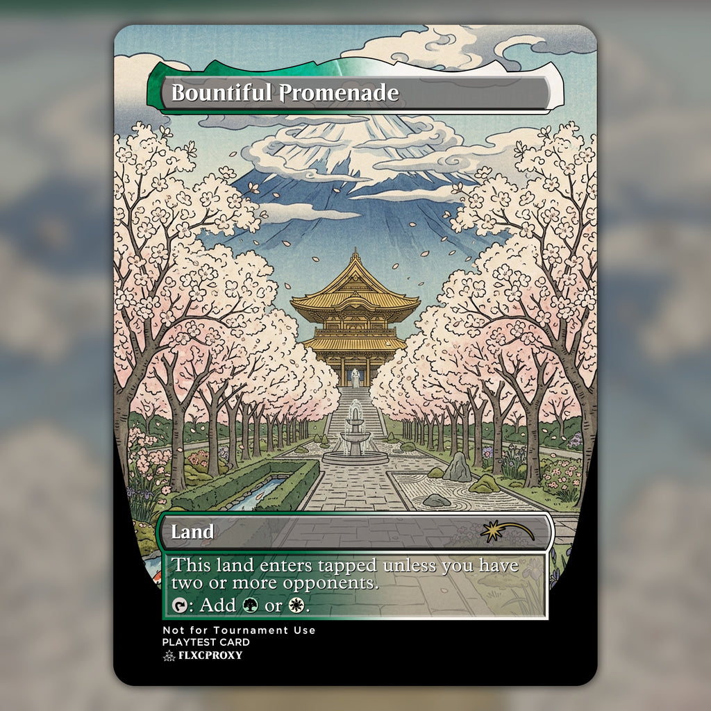 Bountiful Promenade MTG Proxy Ukiyo-e