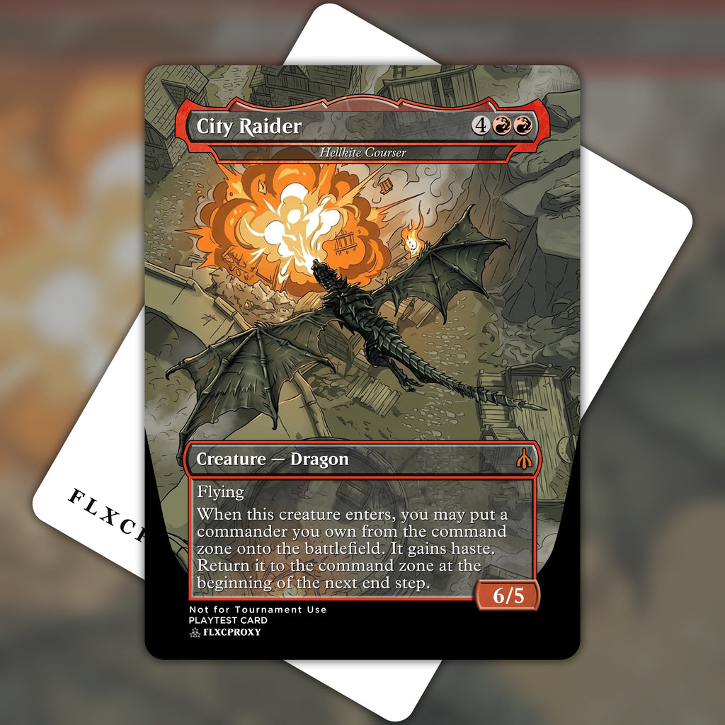 Hellkite Courser MTG Proxy City Raider