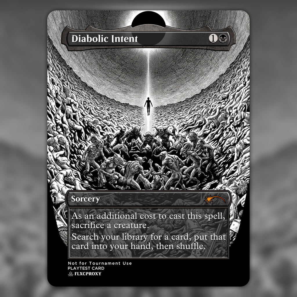 Diabolic Intent MTG Proxy Berserk