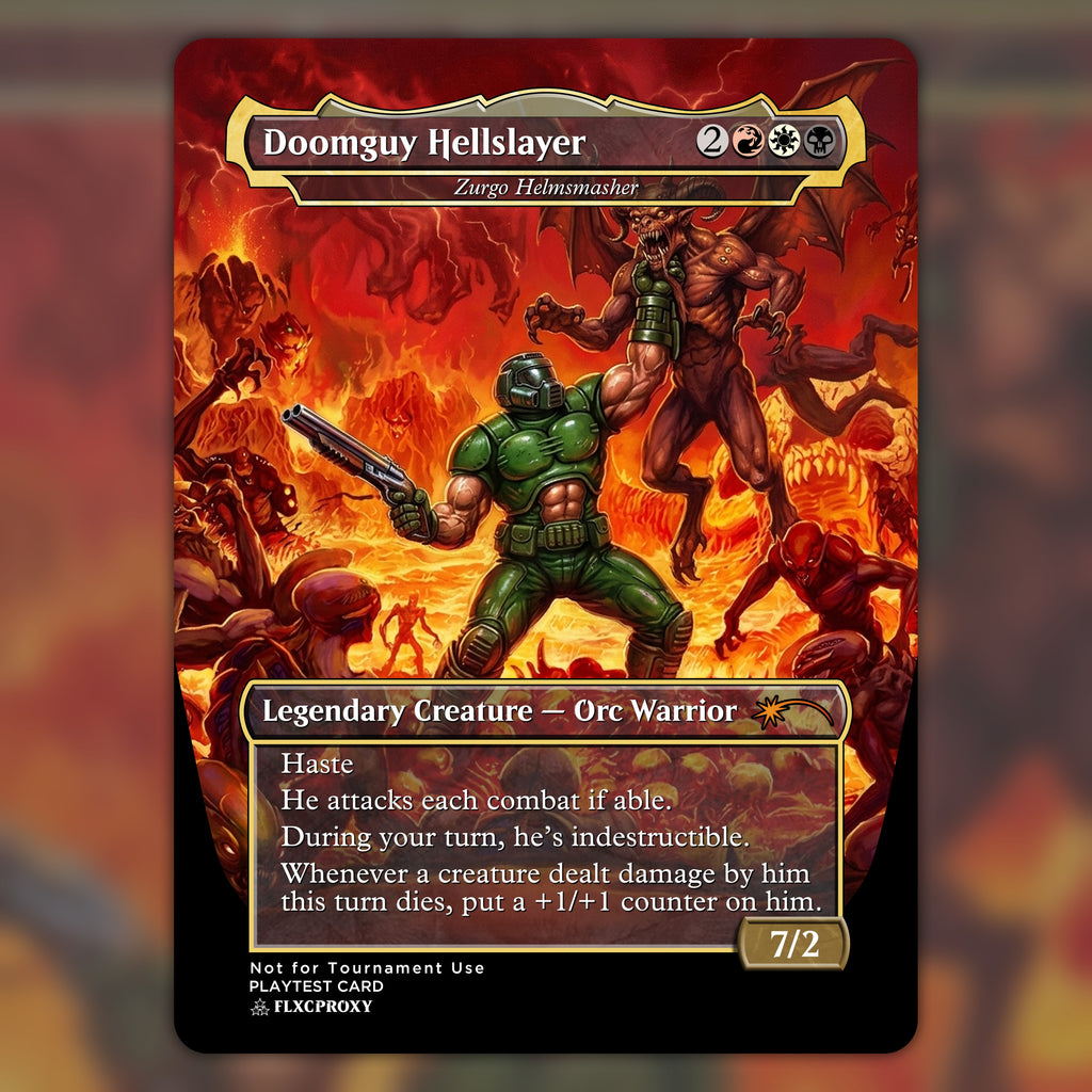 Doomguy MTG Proxy Doom