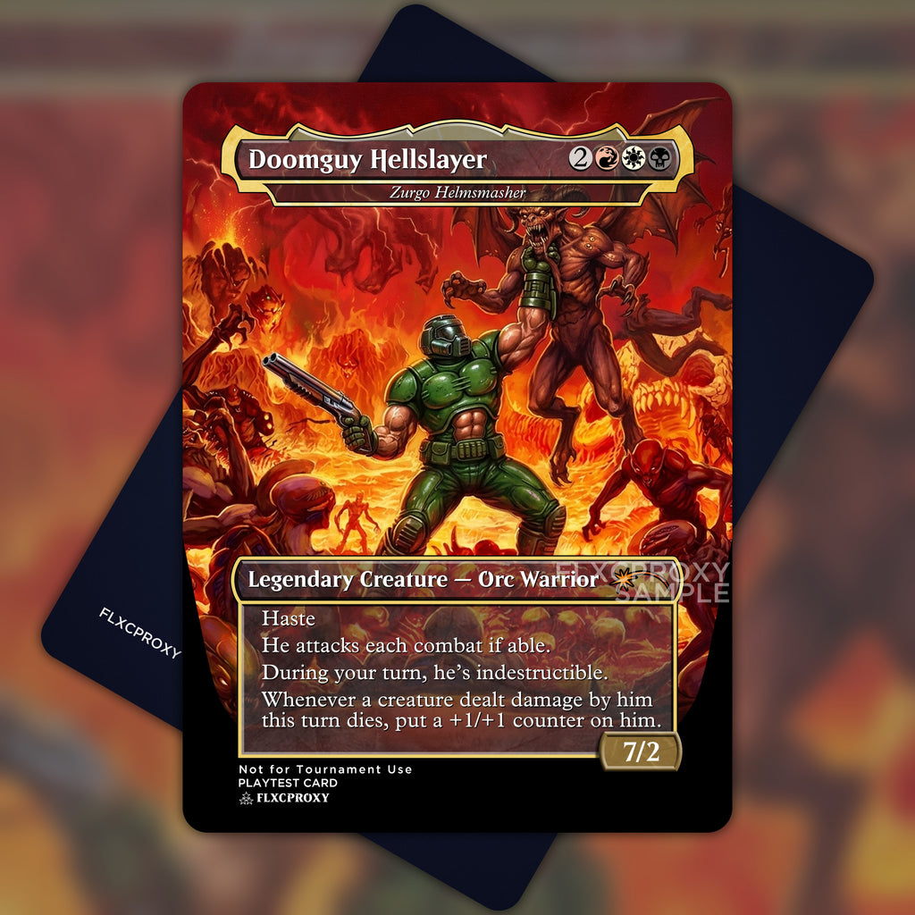Doomguy MTG Proxy Doom