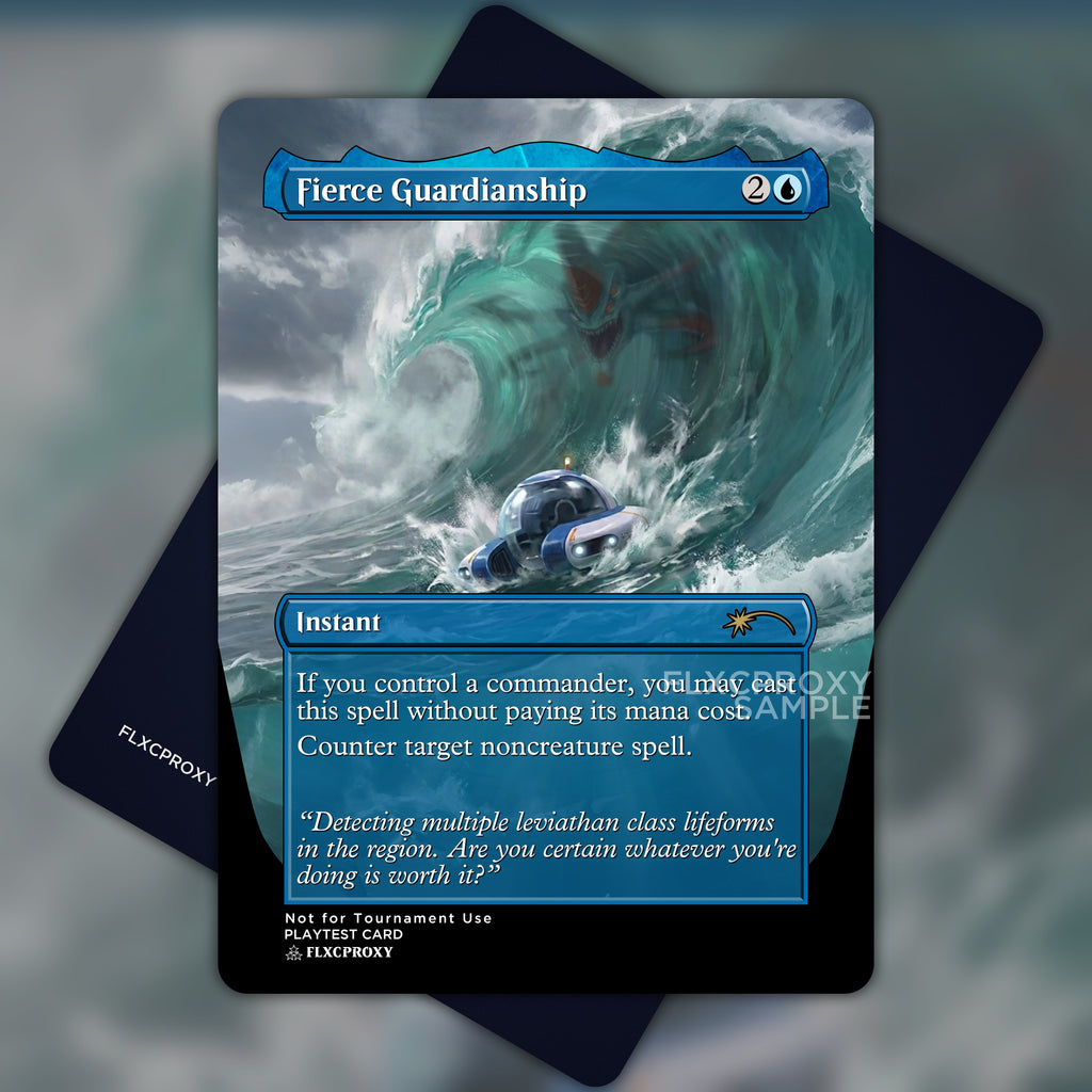 Fierce Guardianship MTG Proxy Subnautica