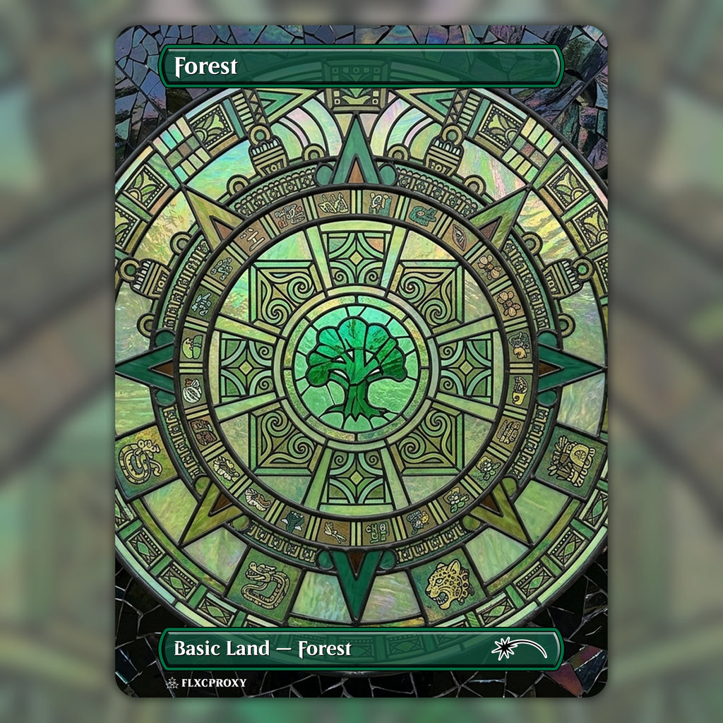 Forest MTG Proxy Aztec