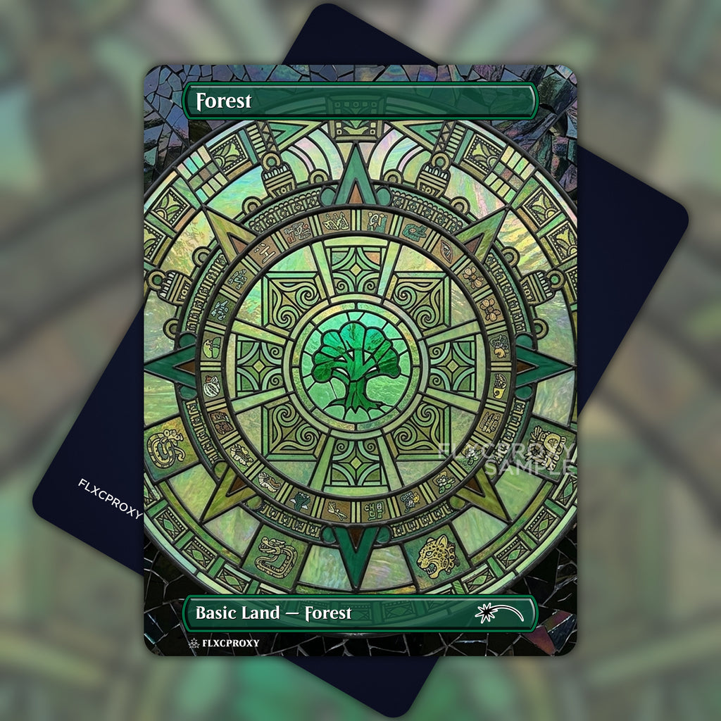Forest MTG Proxy Aztec
