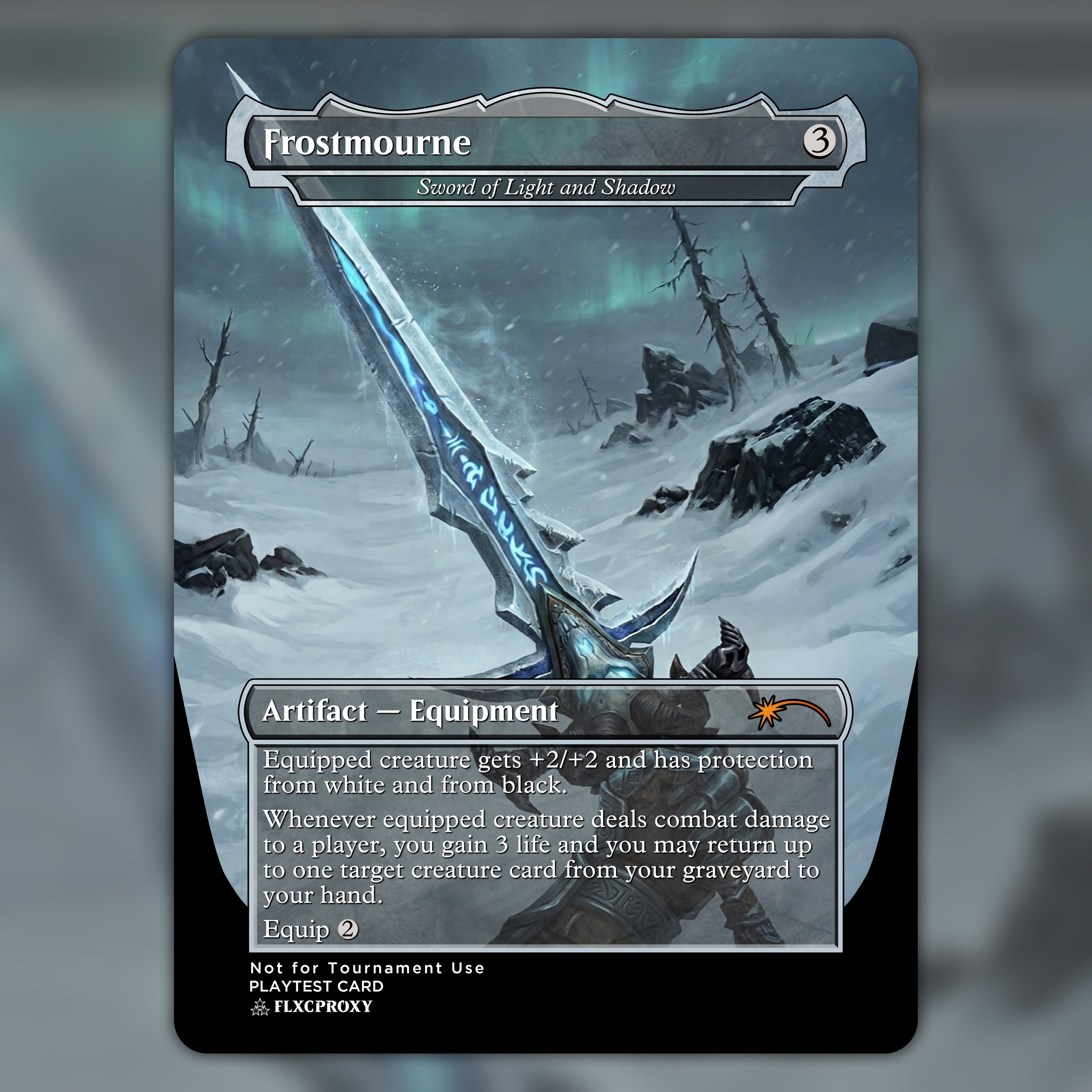 Frostmourne MTG Proxy Blizzard