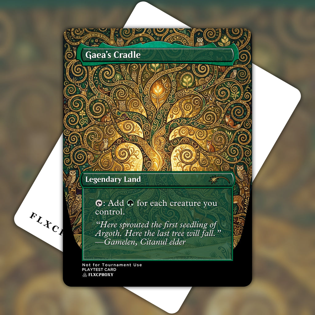 Gaea's Cradle MTG Proxy Custom Art