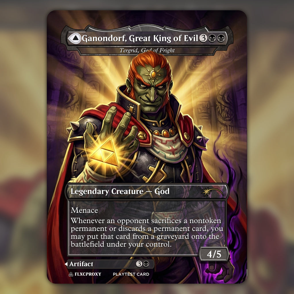 Tergrid, God of Fright MTG Proxy Ganondorf, Great King of Evil