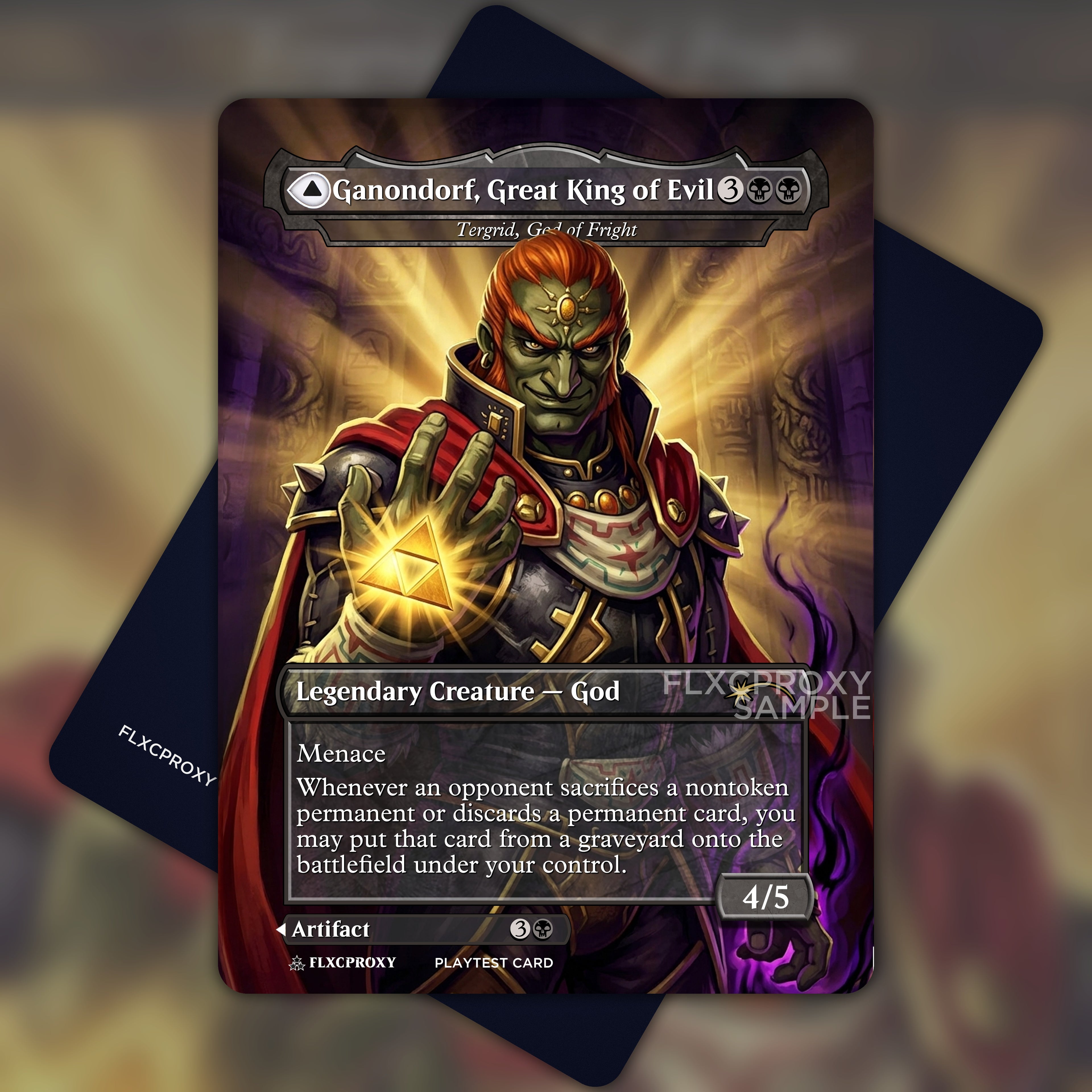 Tergrid, God of Fright MTG Proxy Ganondorf, Great King of Evil