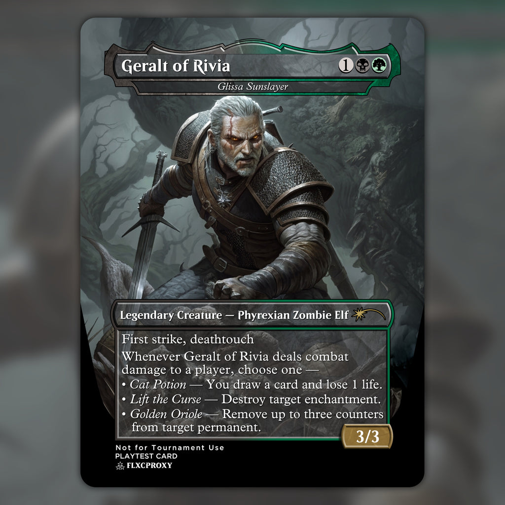 Glissa Sunslayer MTG Proxy Geralt of Rivia
