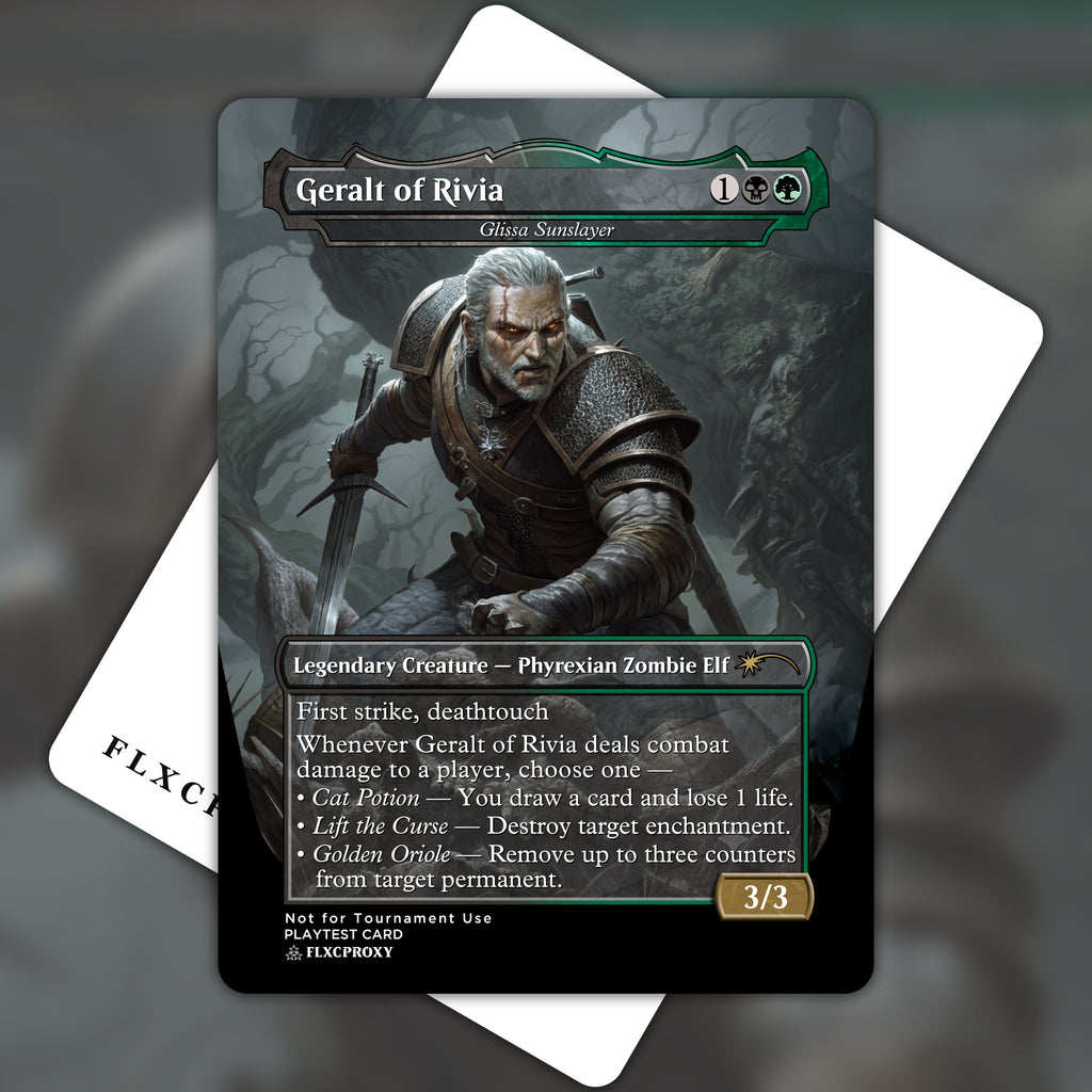 Glissa Sunslayer MTG Proxy Geralt of Rivia