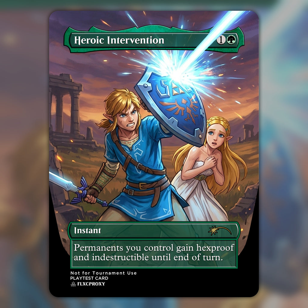 Heroic Intervention MTG Proxy Zelda