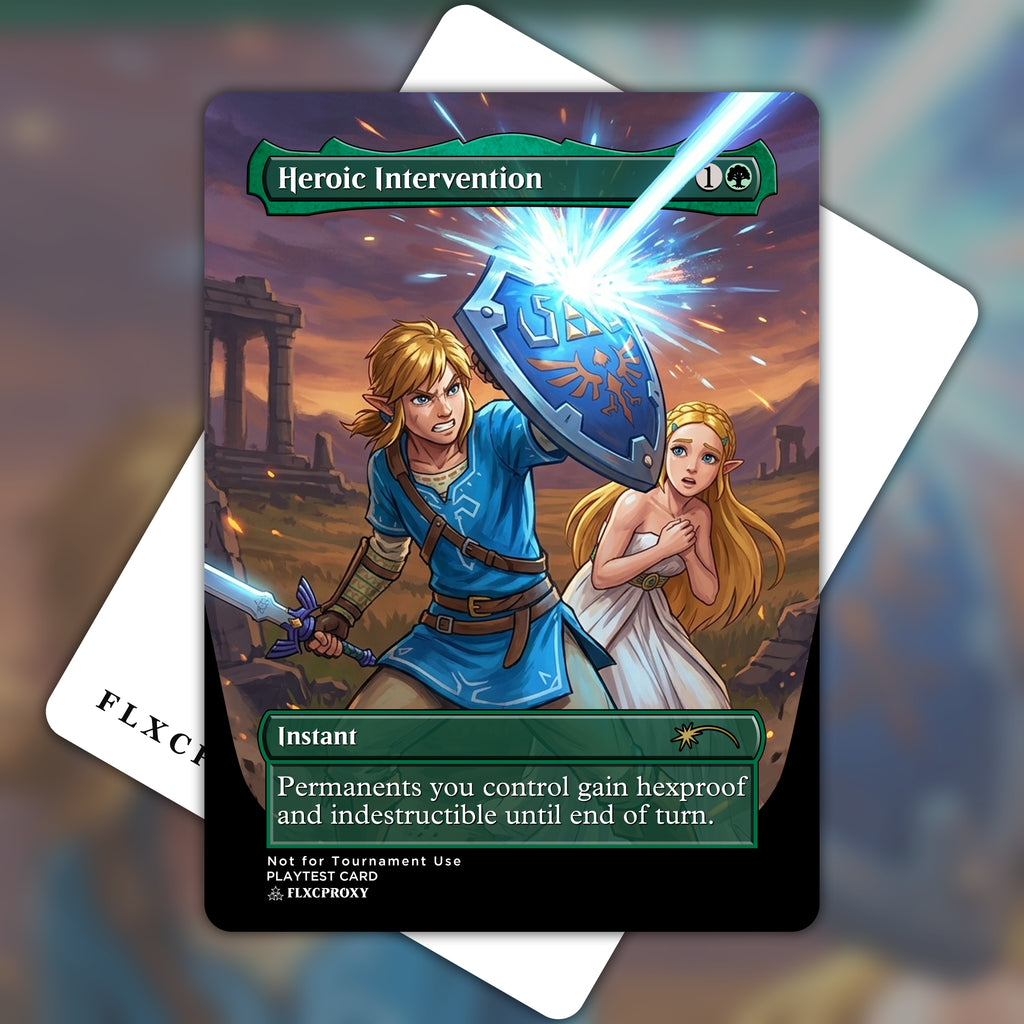 Heroic Intervention MTG Proxy Zelda