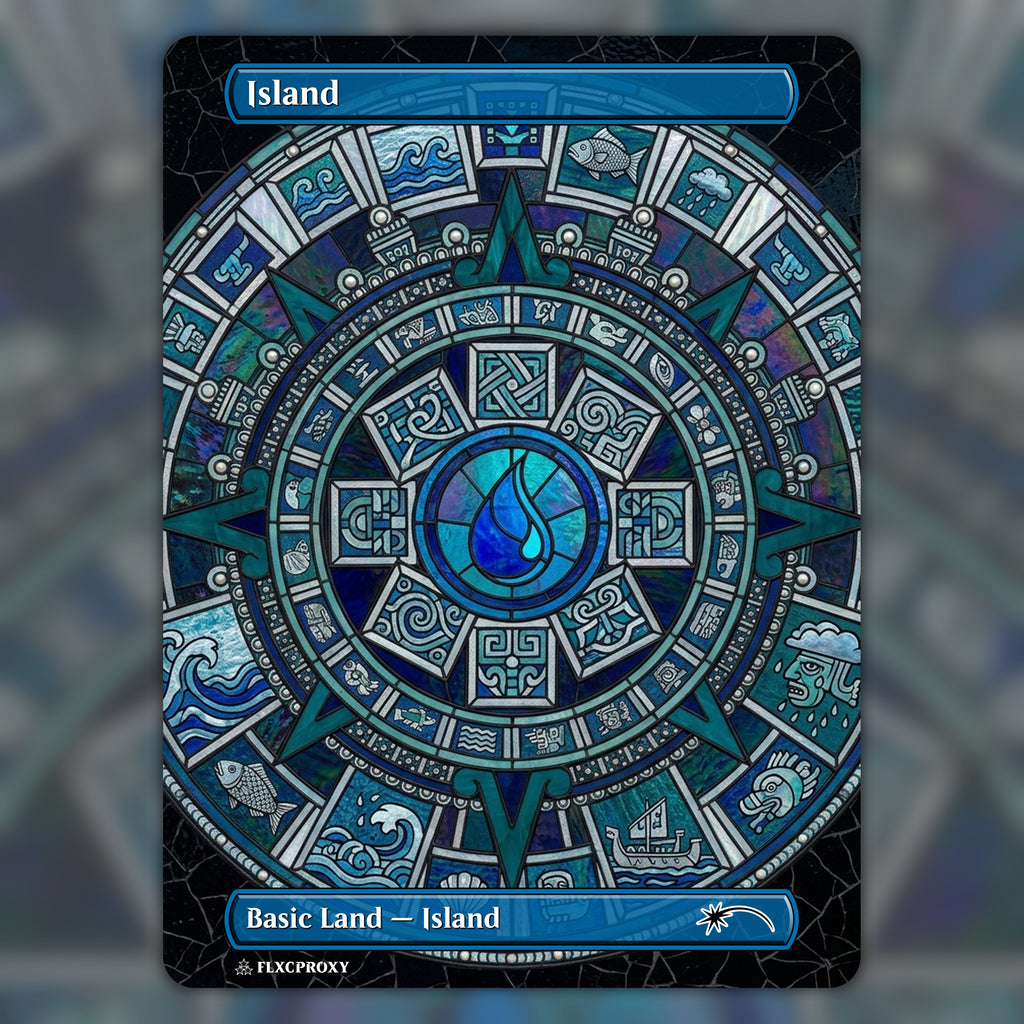 Island MTG Proxy Aztec