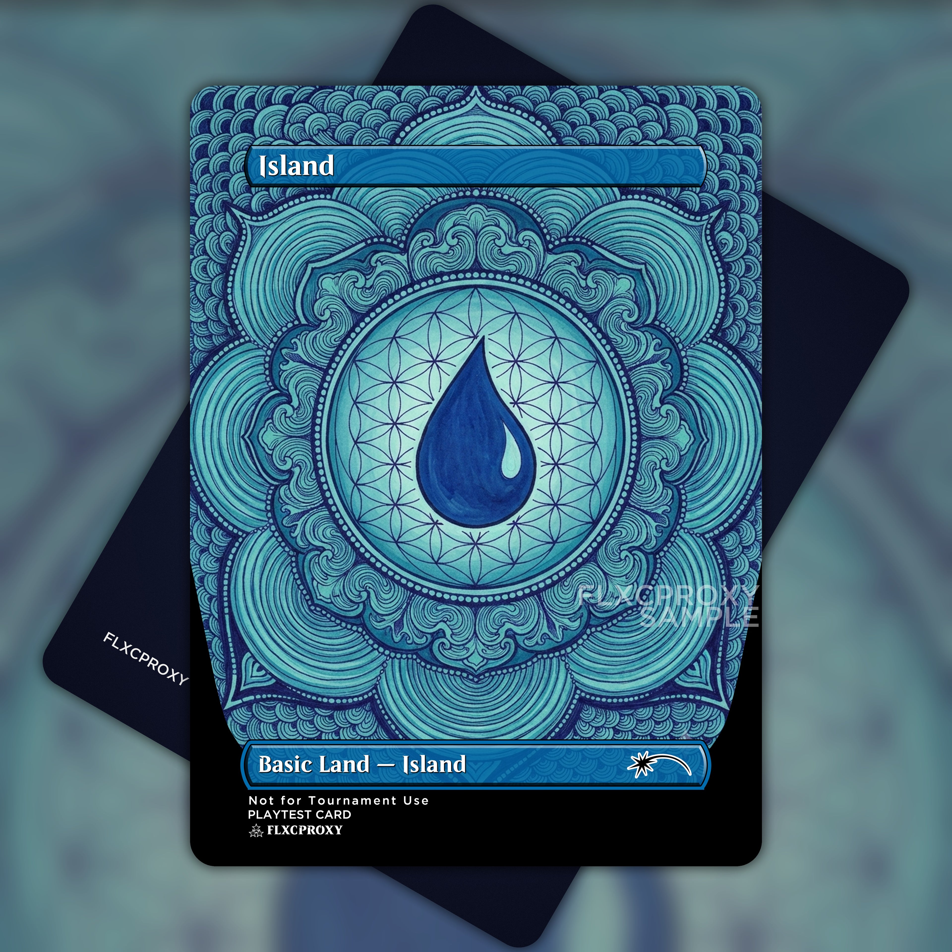 Island MTG Proxy Mandala