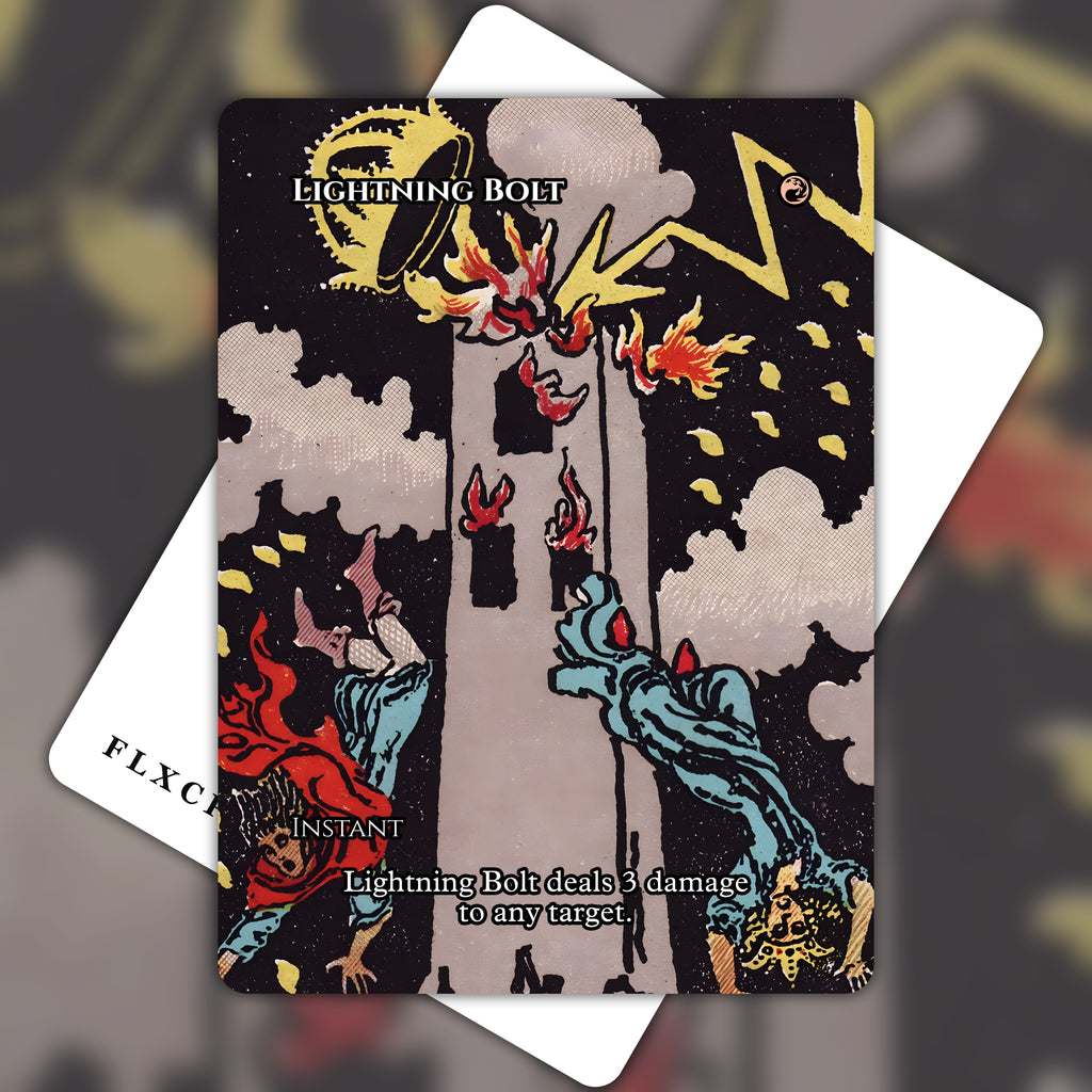 Lightning Bolt MTG Proxy Tarot