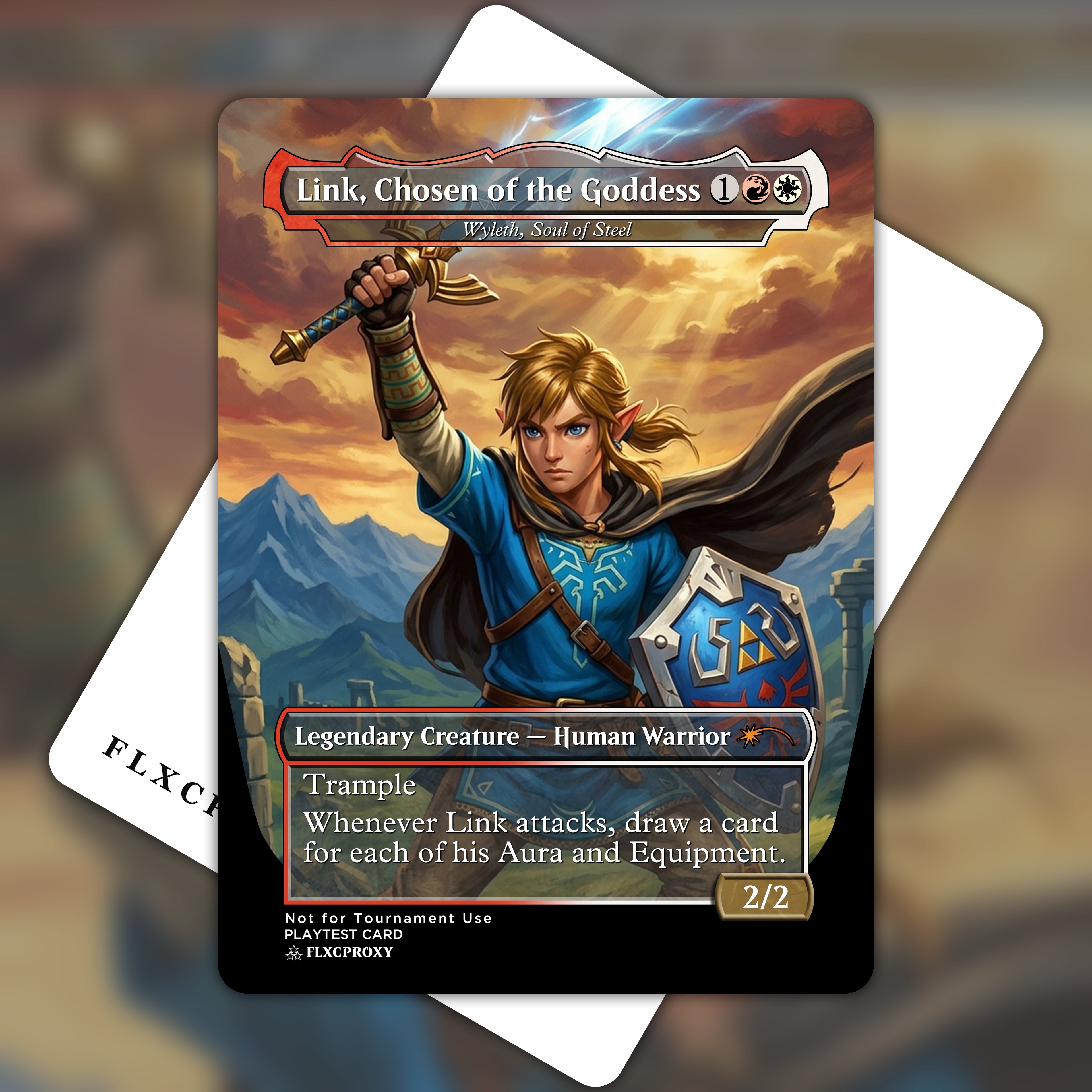 Wyleth, Soul of Steel MTG Proxy Link, Chosen of the Goddess