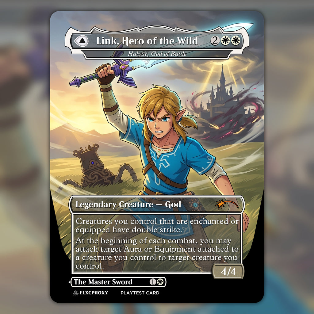 Halvar, God of Battle MTG Proxy Link, Hero of the Wild