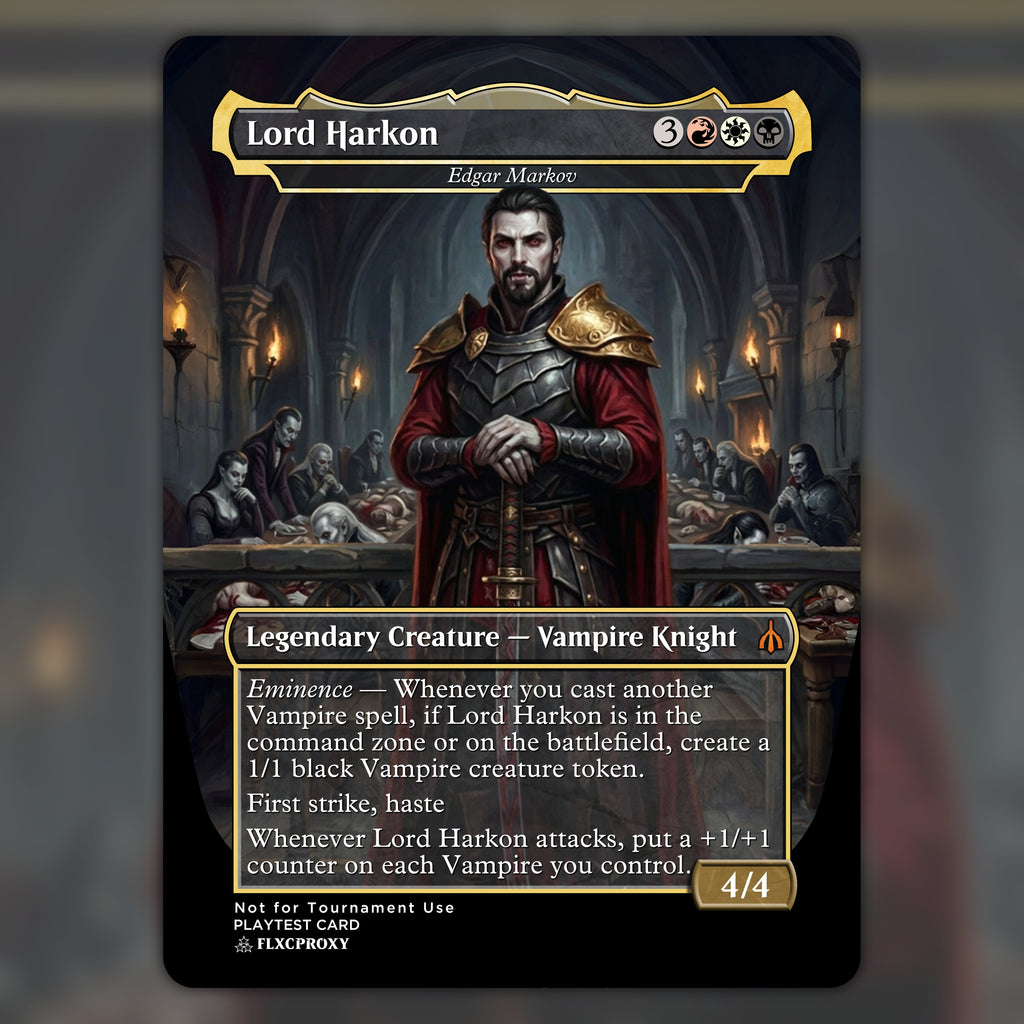 Edgar Markov MTG Proxy Lord Harkon