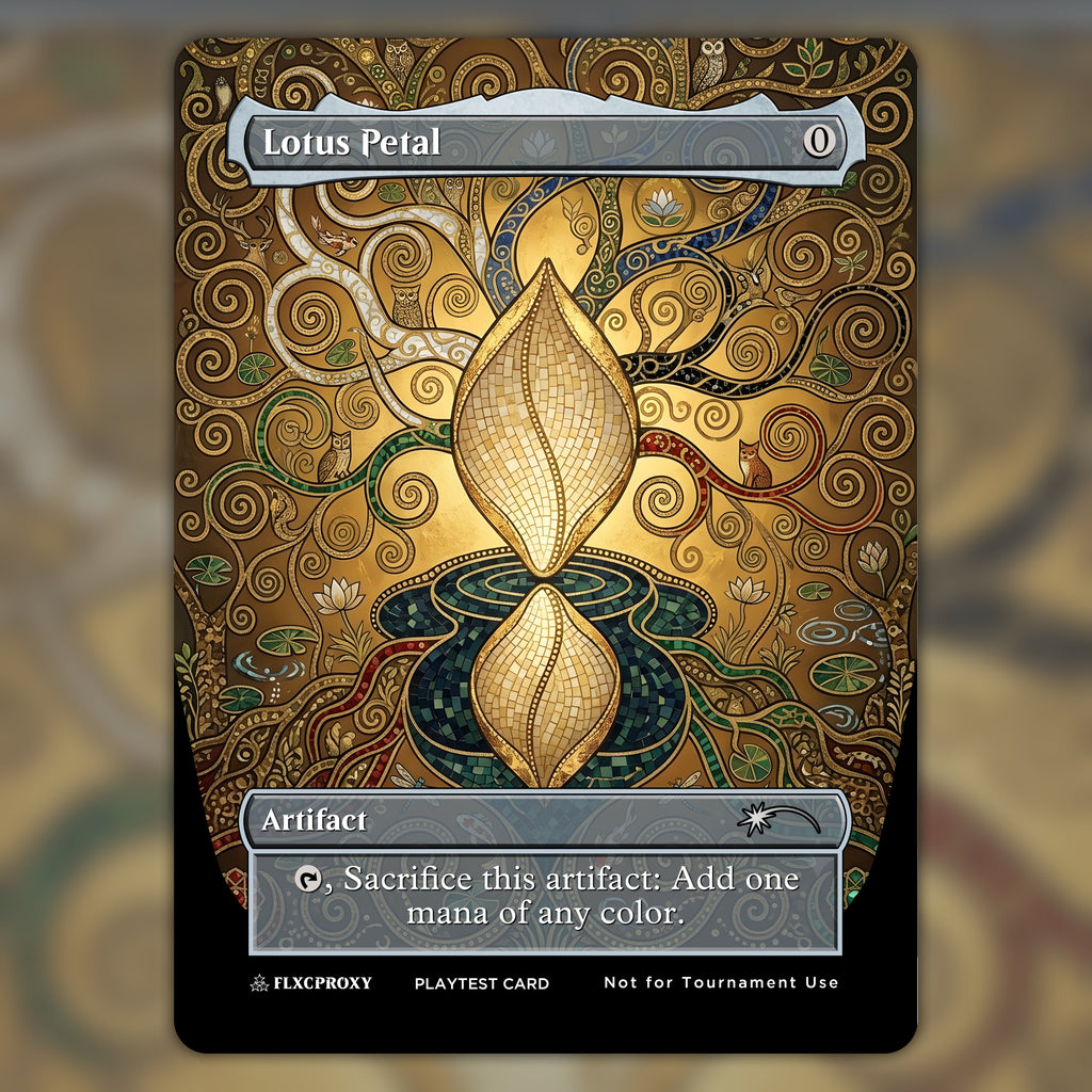 Lotus Petal MTG Proxy Custom Art
