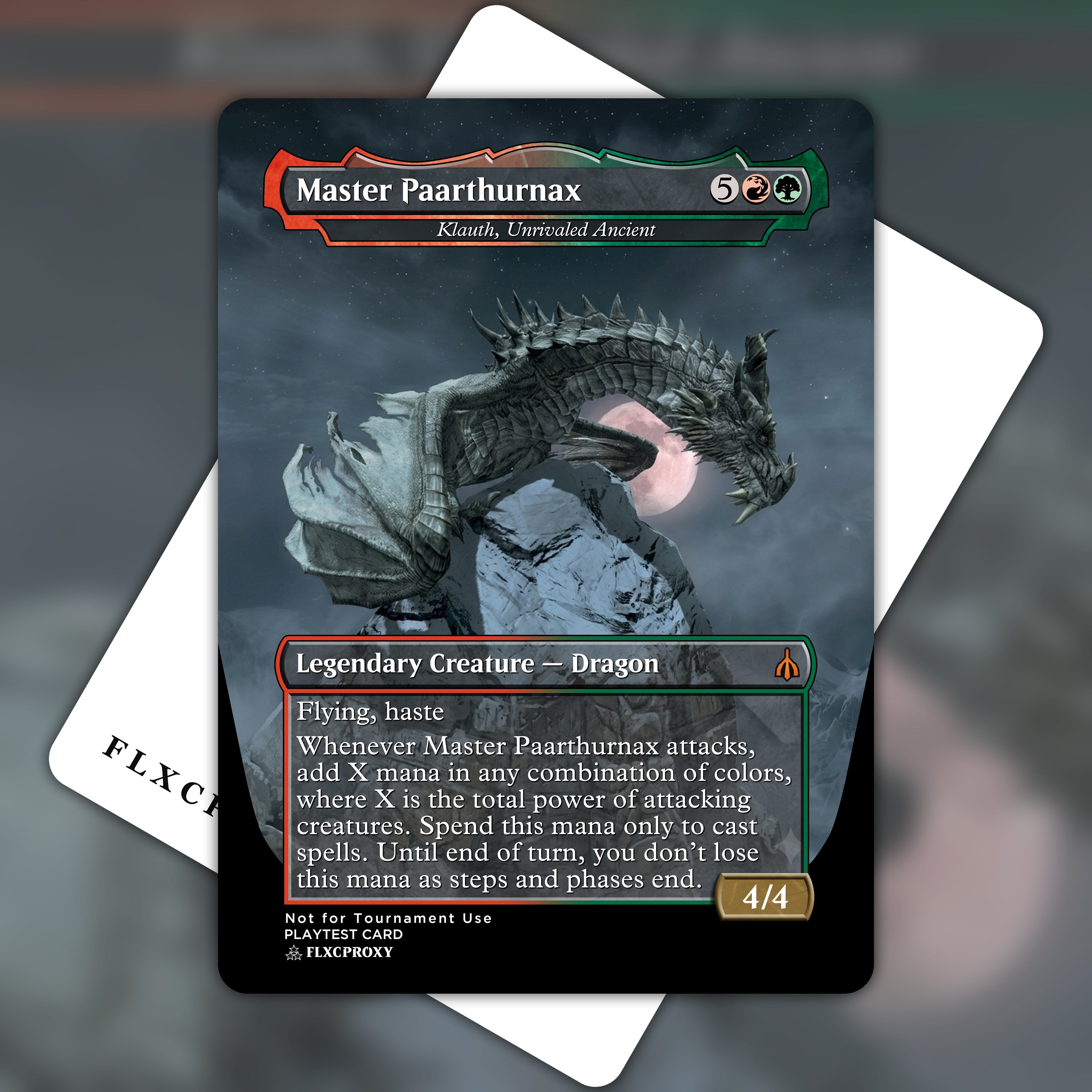 Klauth, Unrivaled Ancient MTG Proxy Master Paarthurnax
