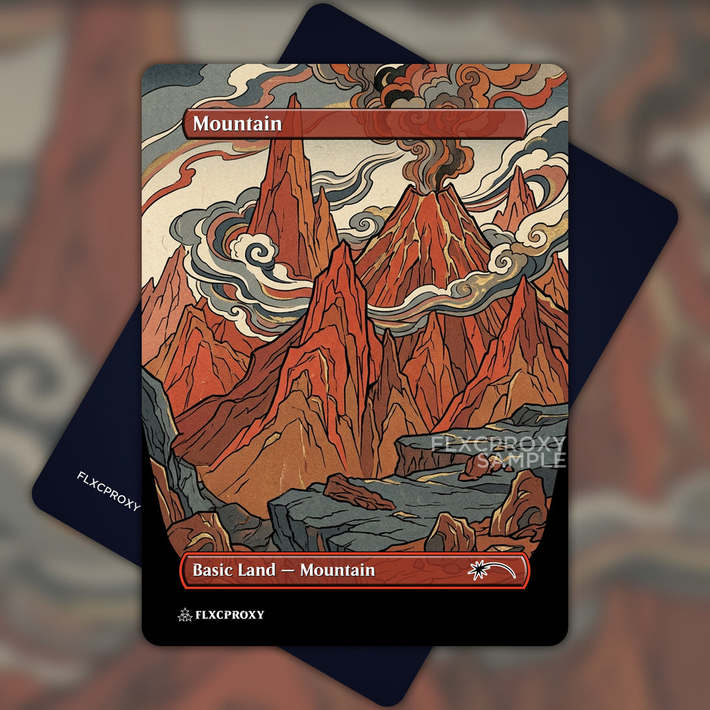 Mountain MTG Proxy Ukiyo-e