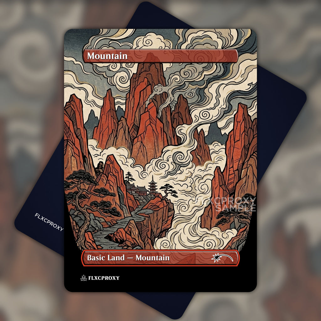 Mountain MTG Proxy Ukiyo-e