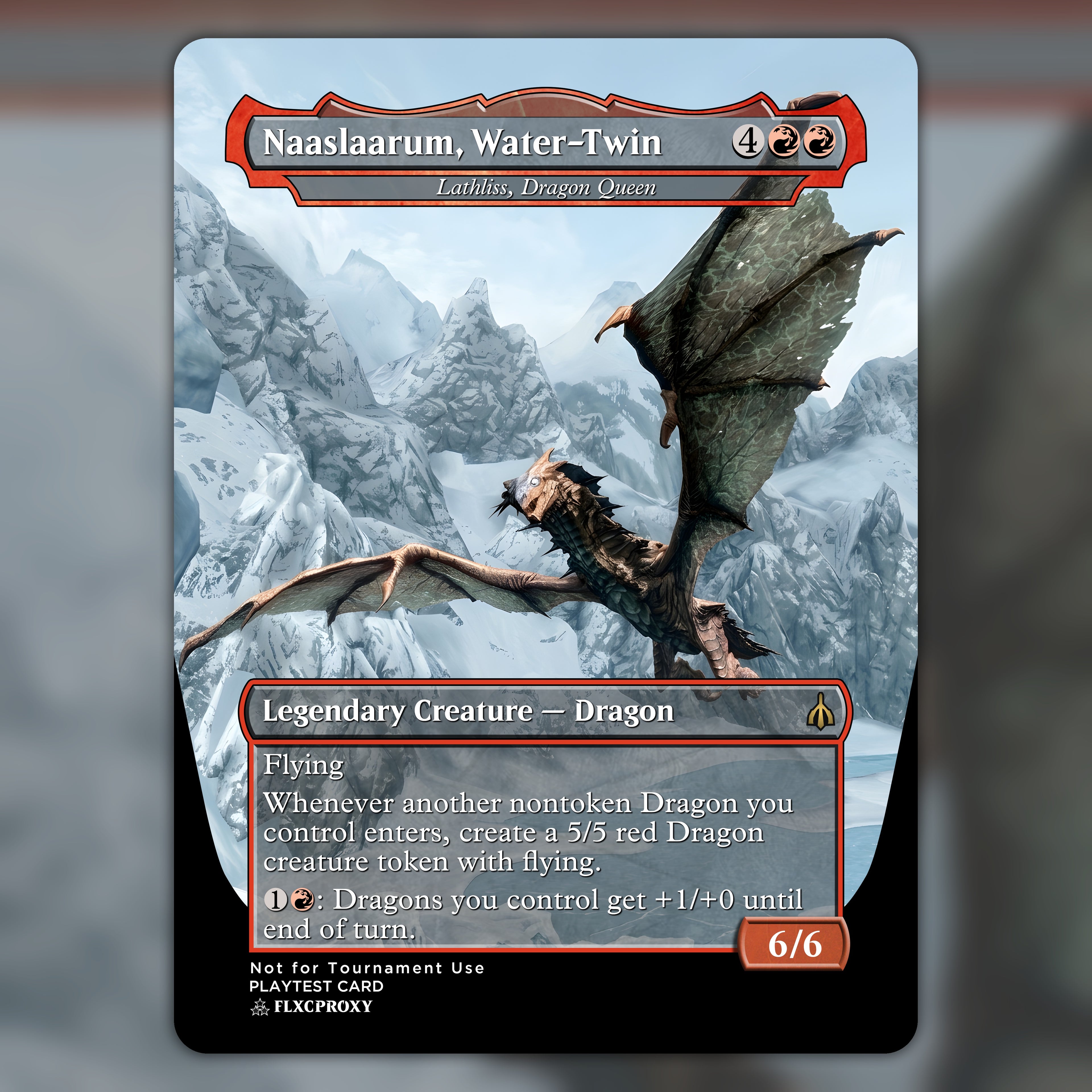 Lathliss, Dragon Queen MTG Proxy Naaslaarum