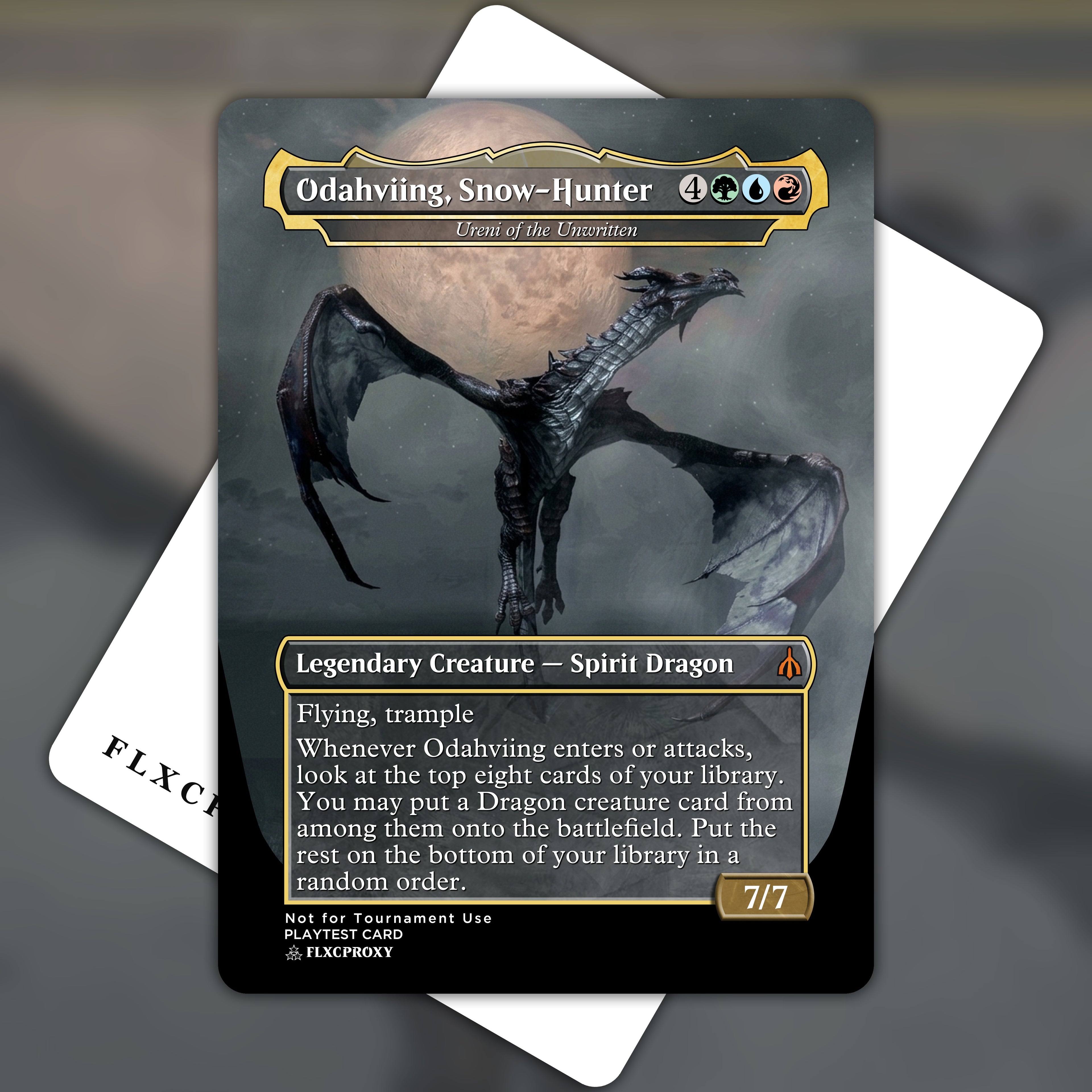 Ureni of the Unwritten MTG Proxy Odahviing
