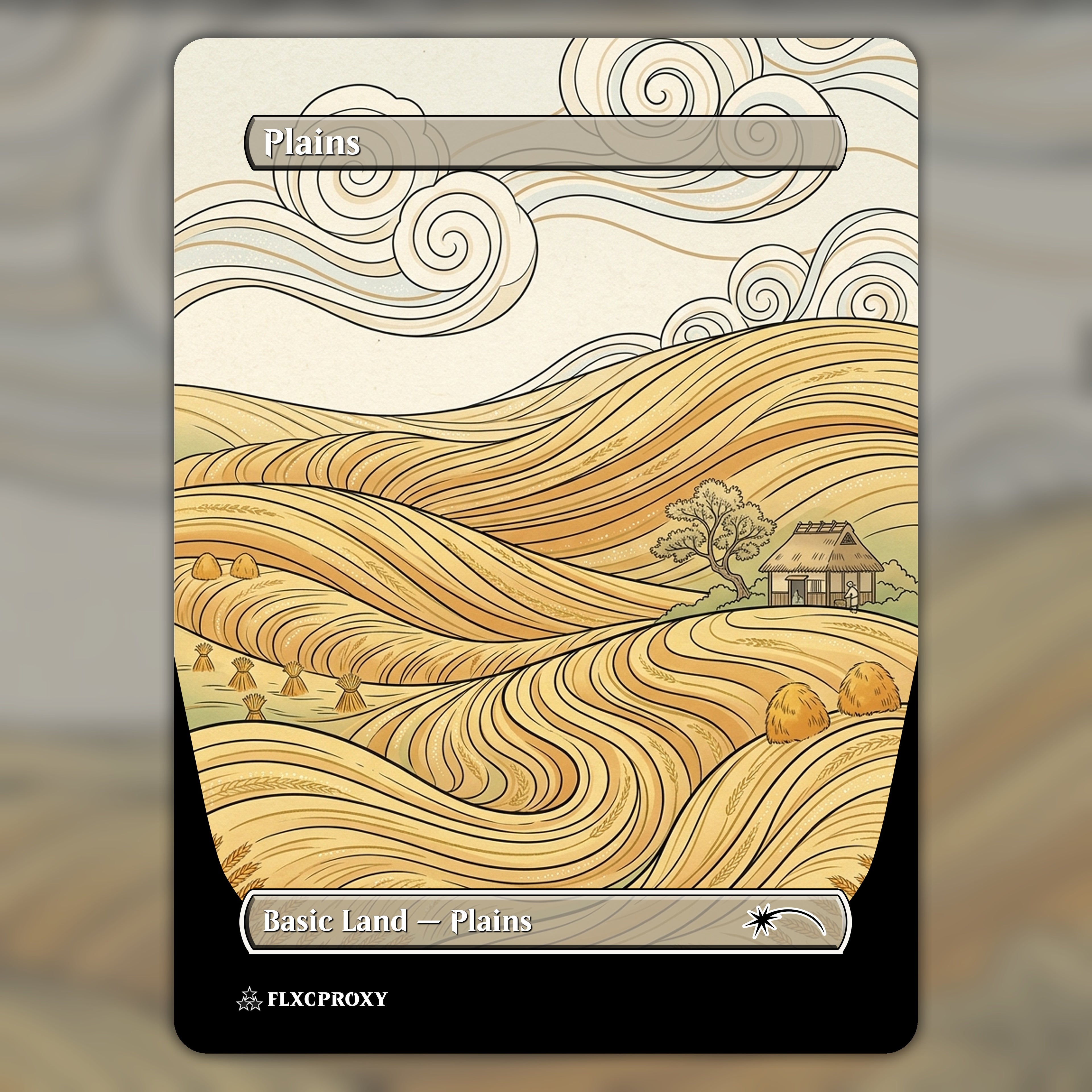 Plains MTG Proxy Ukiyo-e