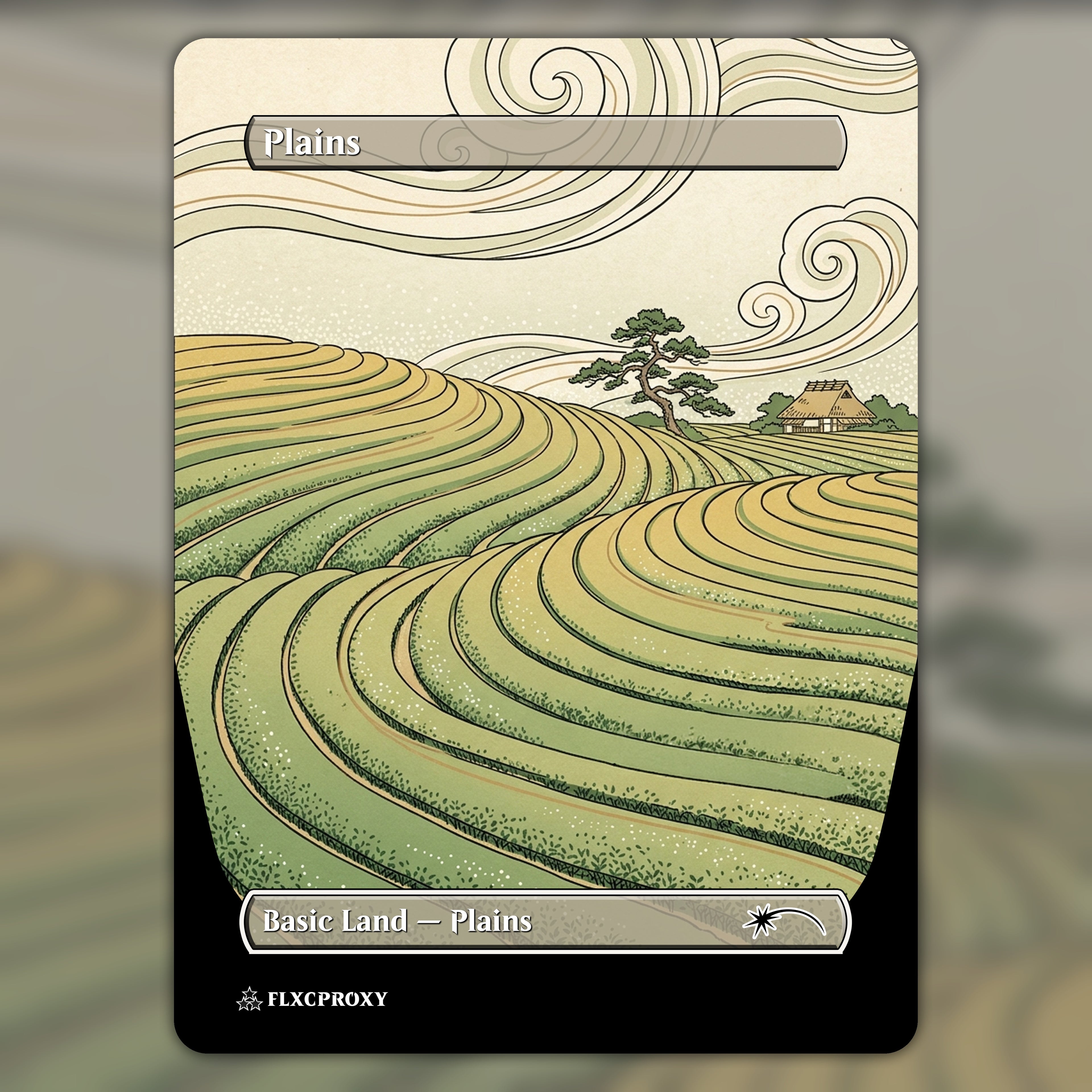 Plains MTG Proxy Ukiyo-e